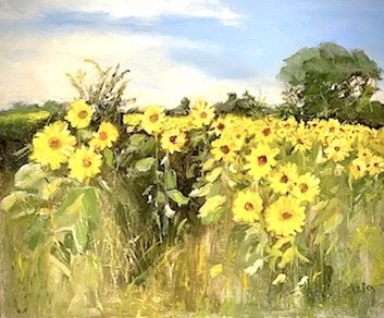 Memories of Summer, West Bergholt, Oil, SOLD