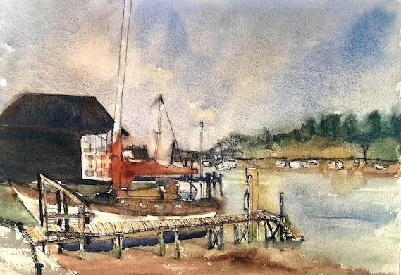 Wivenhoe  (Watercolour) AVAILABLE