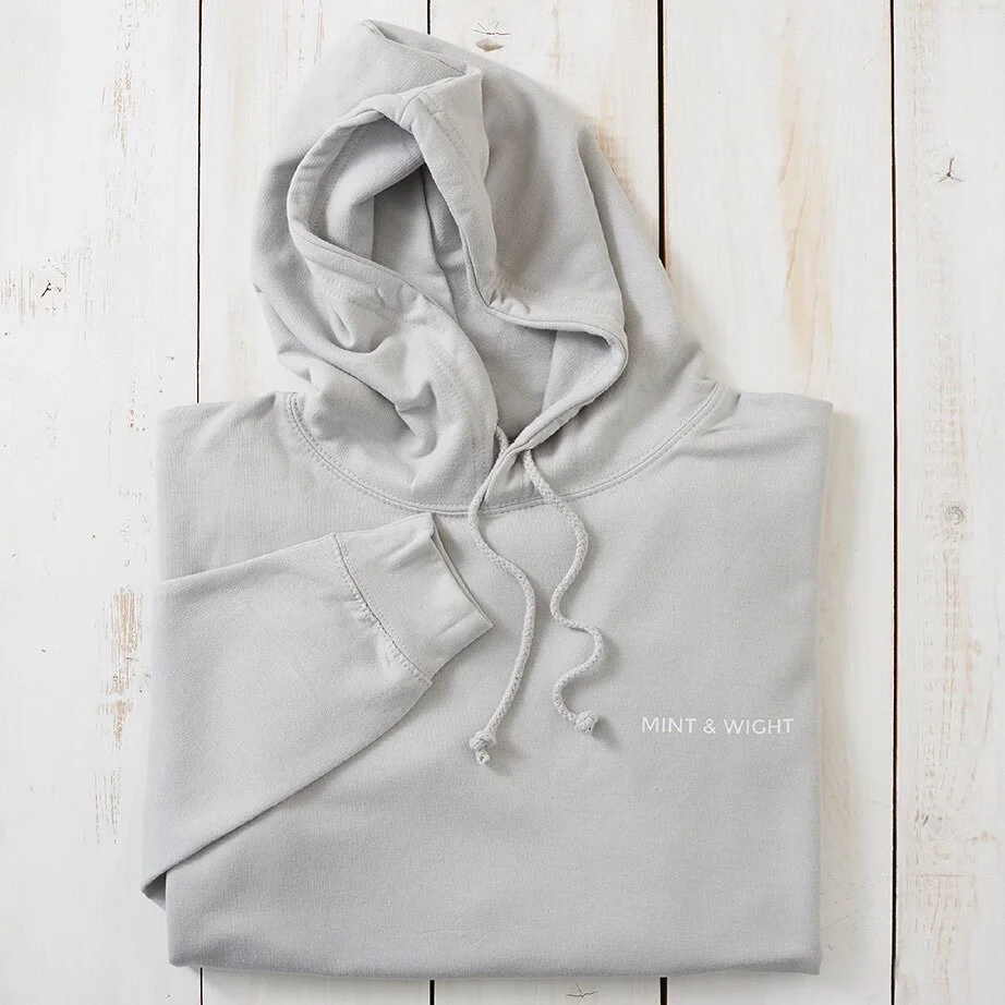 ISLAND GIRL Moondust grey hoody — MINT WIGHT