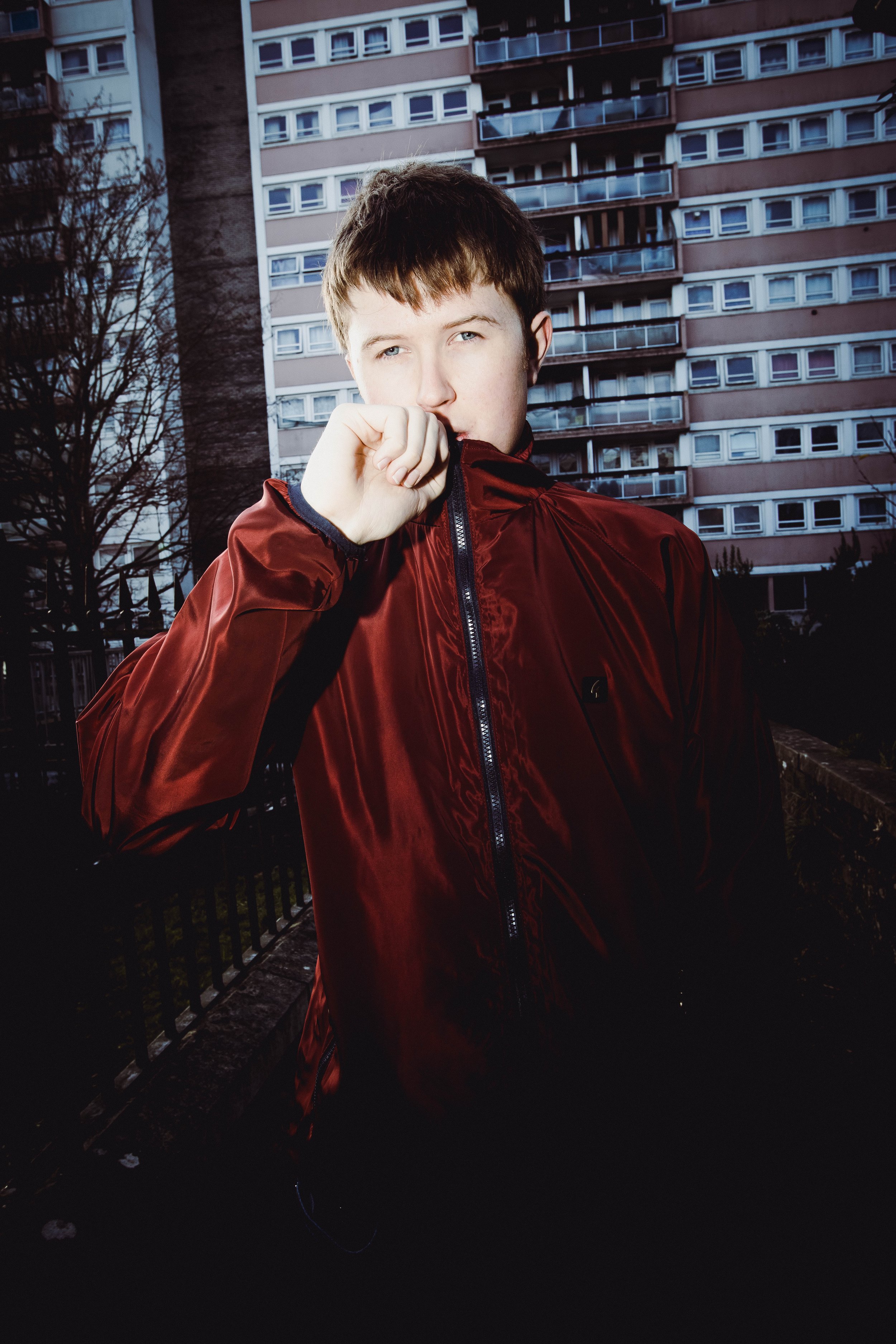 Indie-Rock band The Vive posed for press photography in Bristol