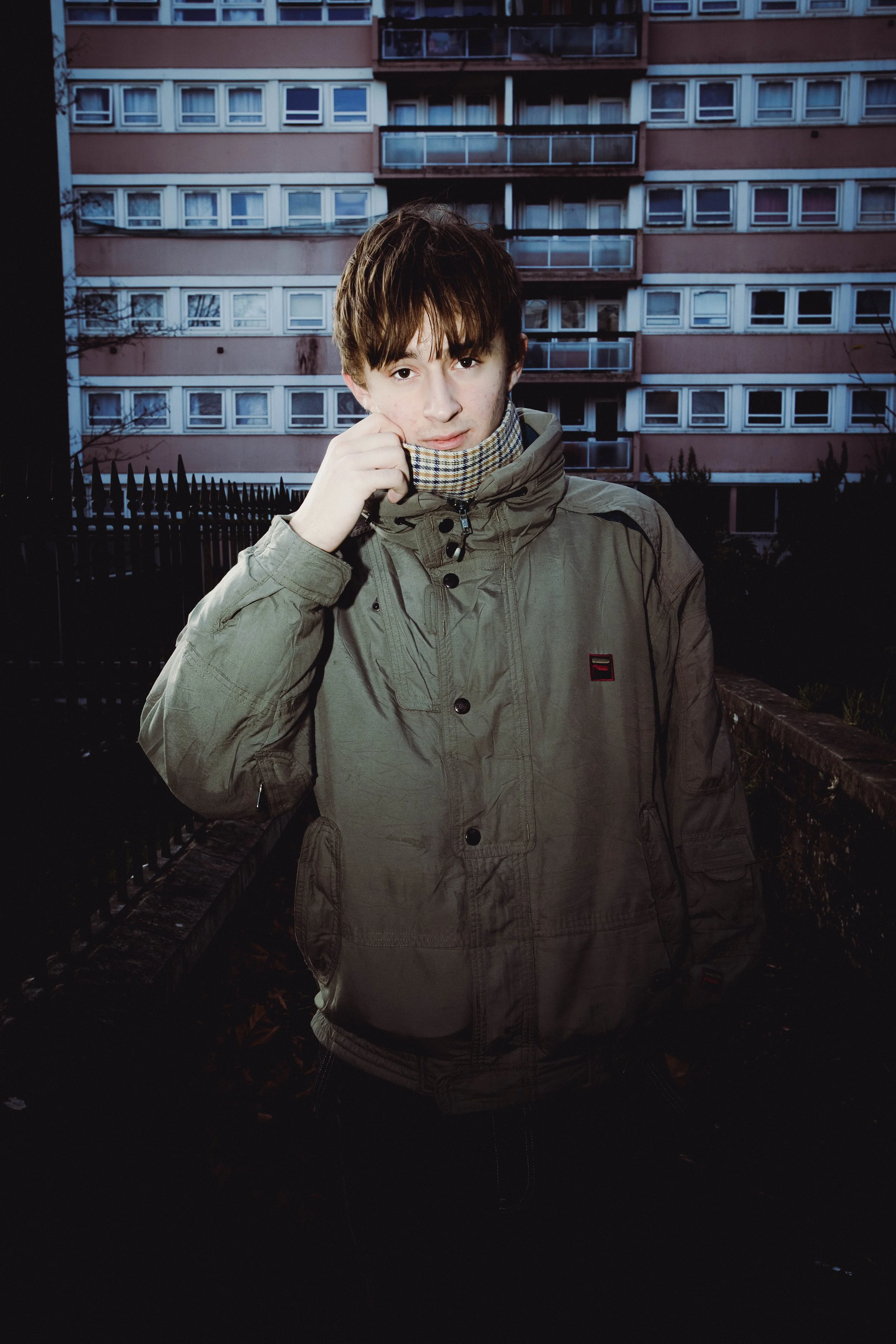 Indie-Rock band The Vive posed for press photography in Bristol