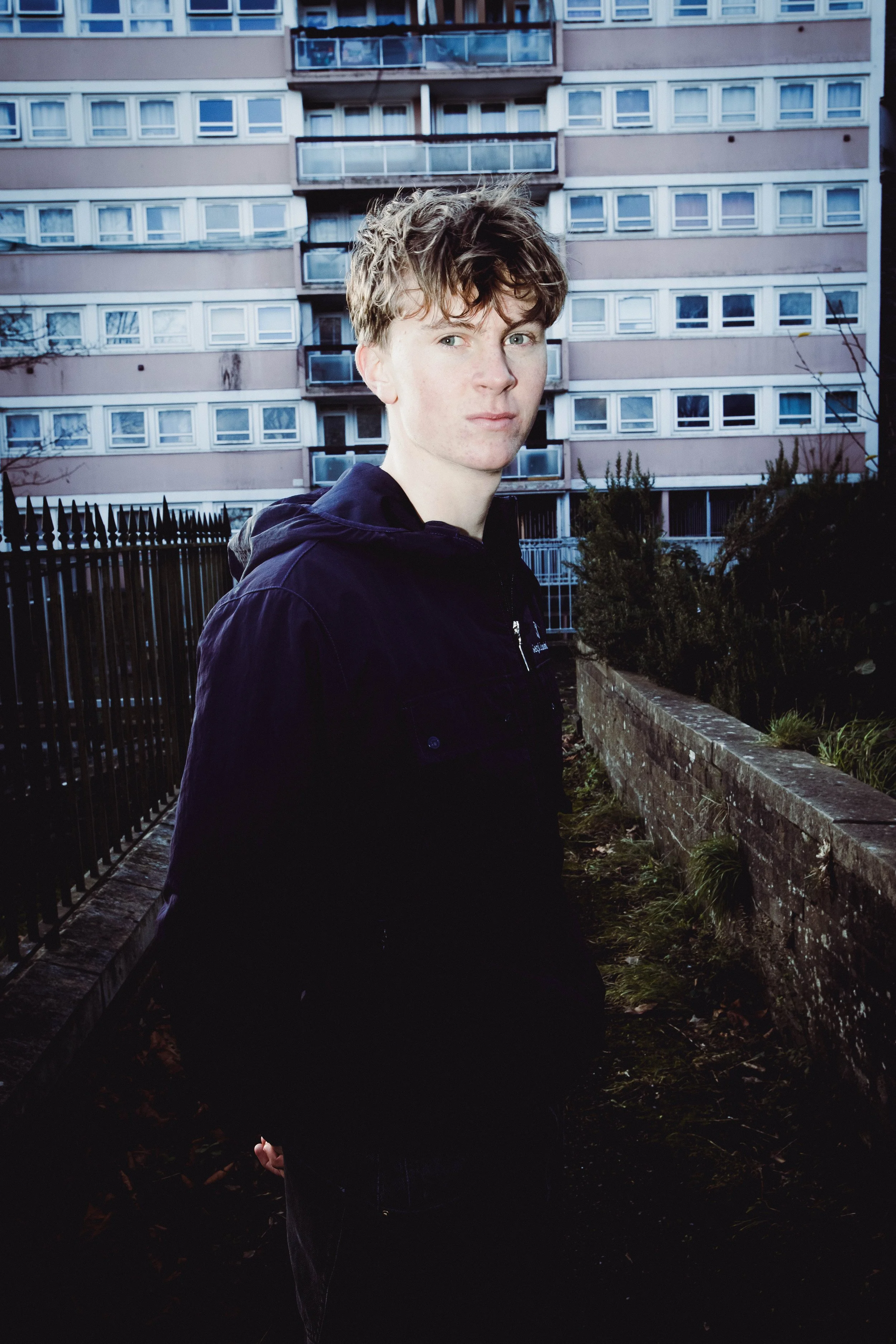 Indie-Rock band The Vive posed for press photography in Bristol