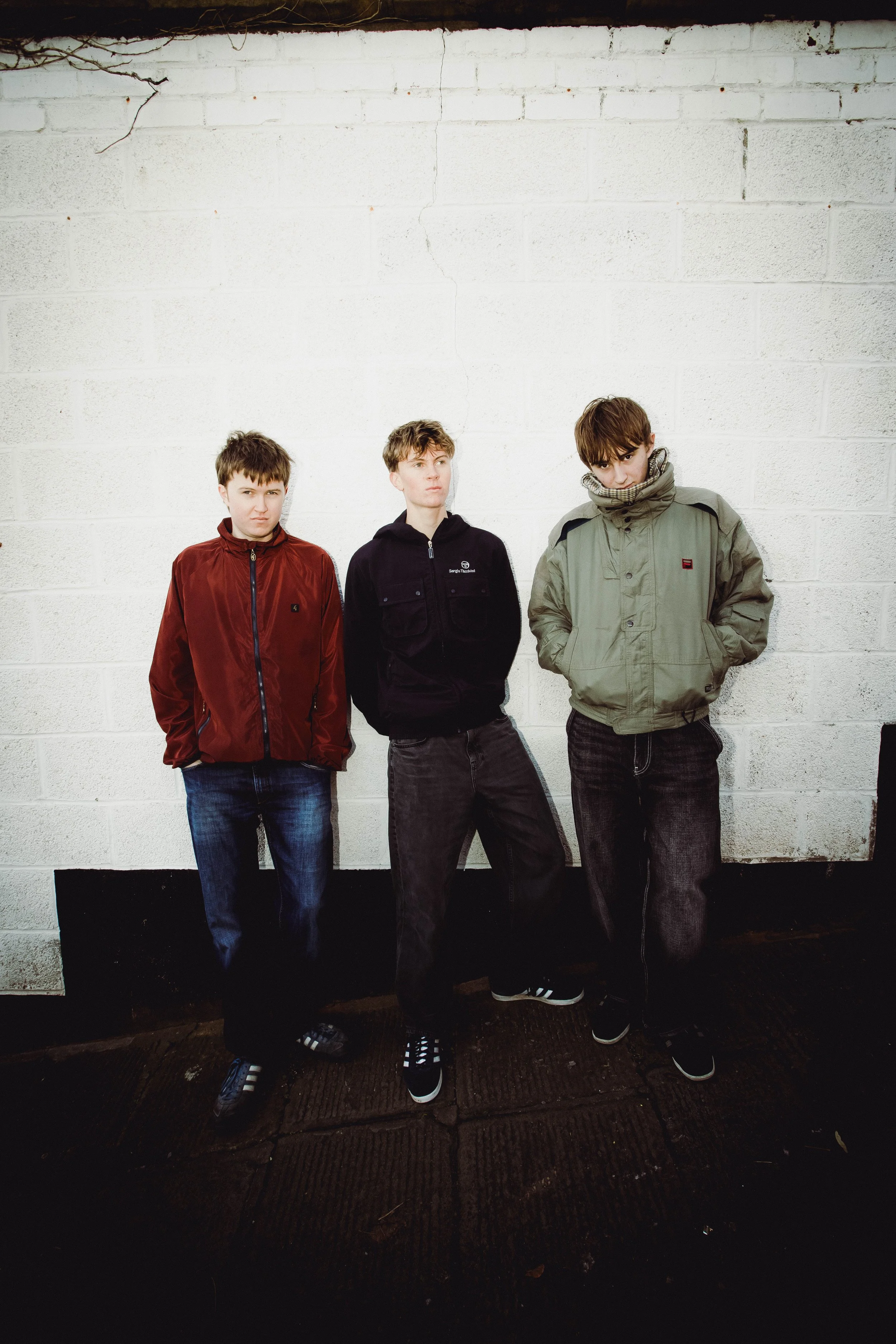 Indie-Rock band The Vive posed for press photography in Bristol
