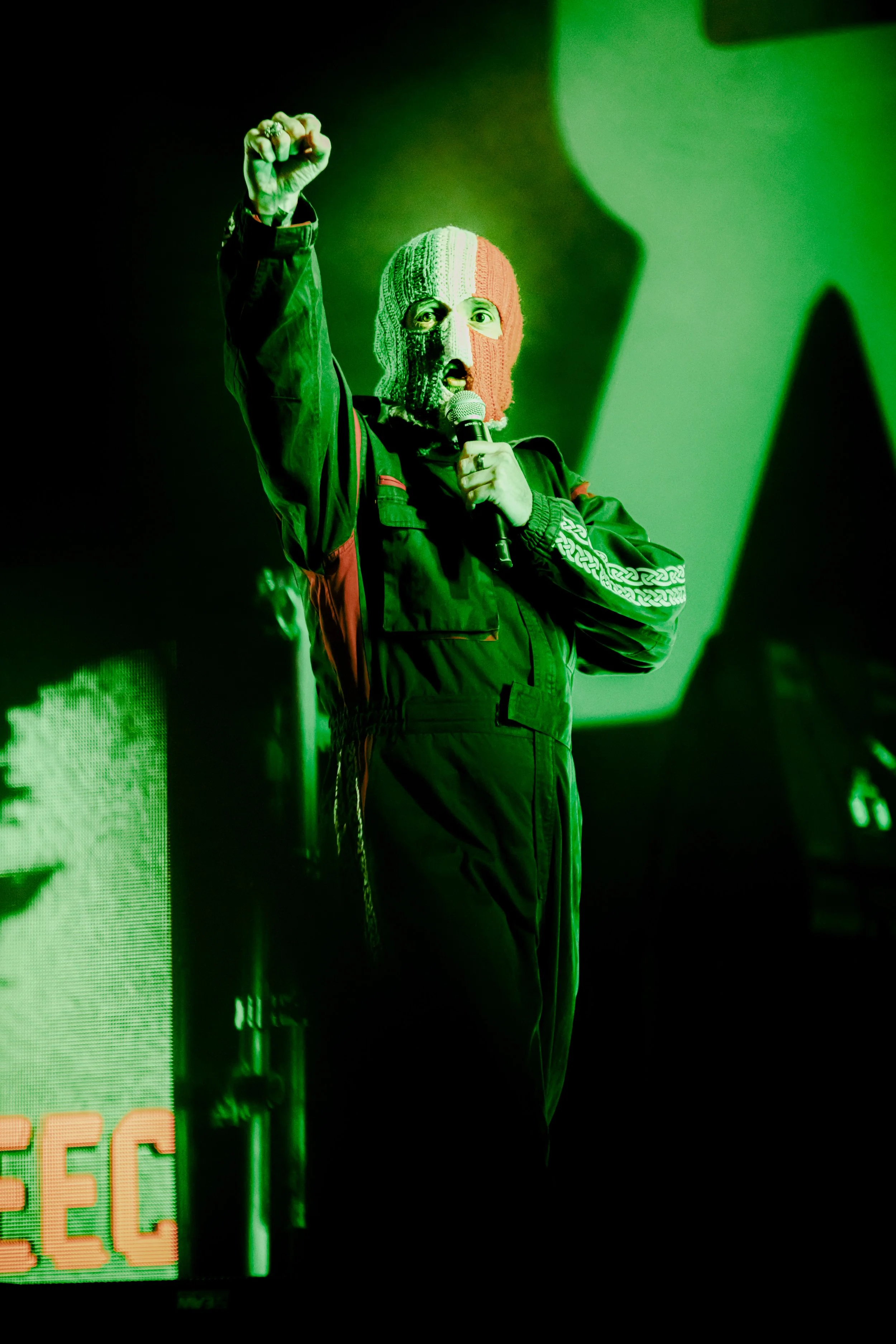 Kneecap performing at UK music festival photographed by a live music and events photographer