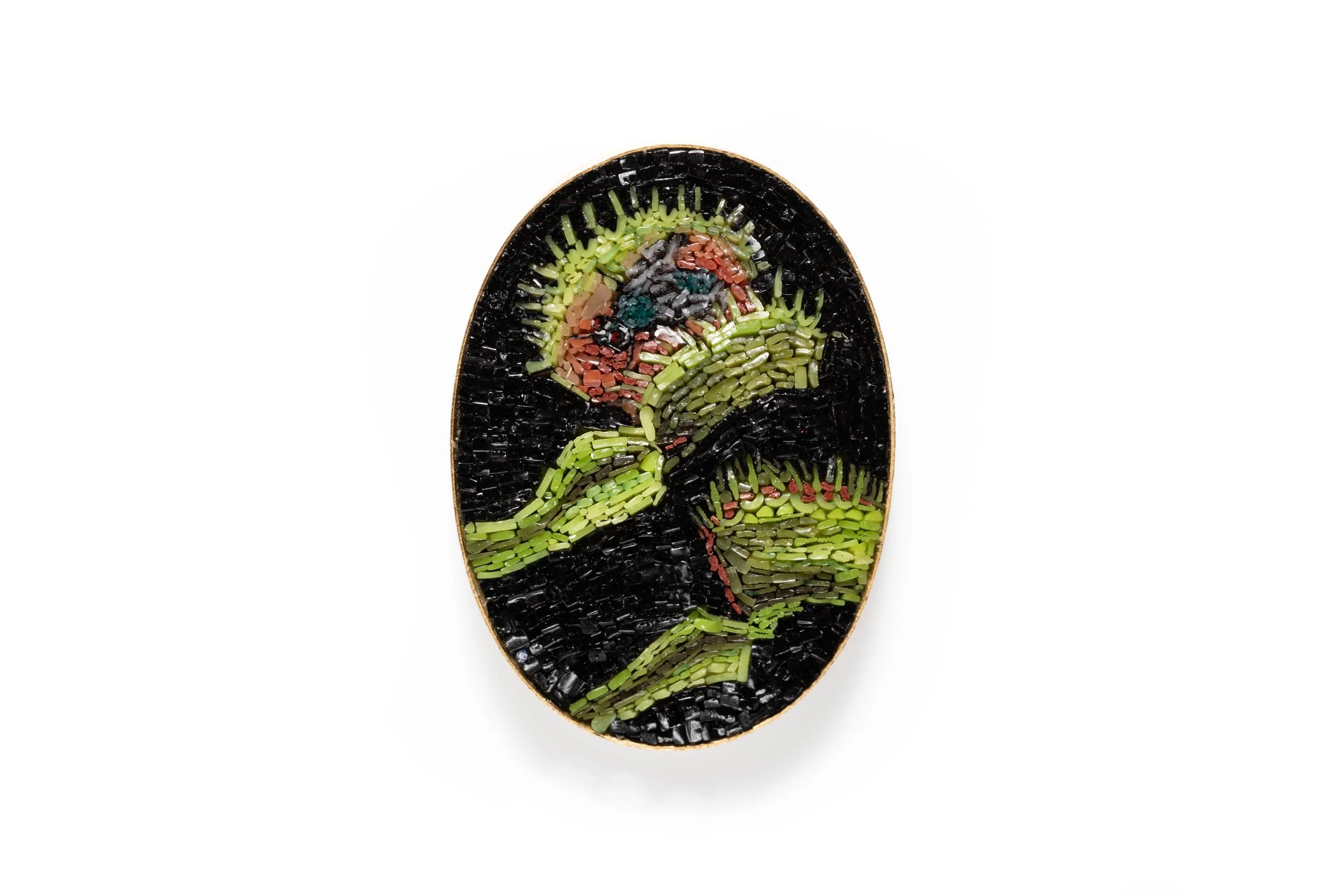 Micromosaico Pianta Carnivora — Venus Flytrap Micromosaic