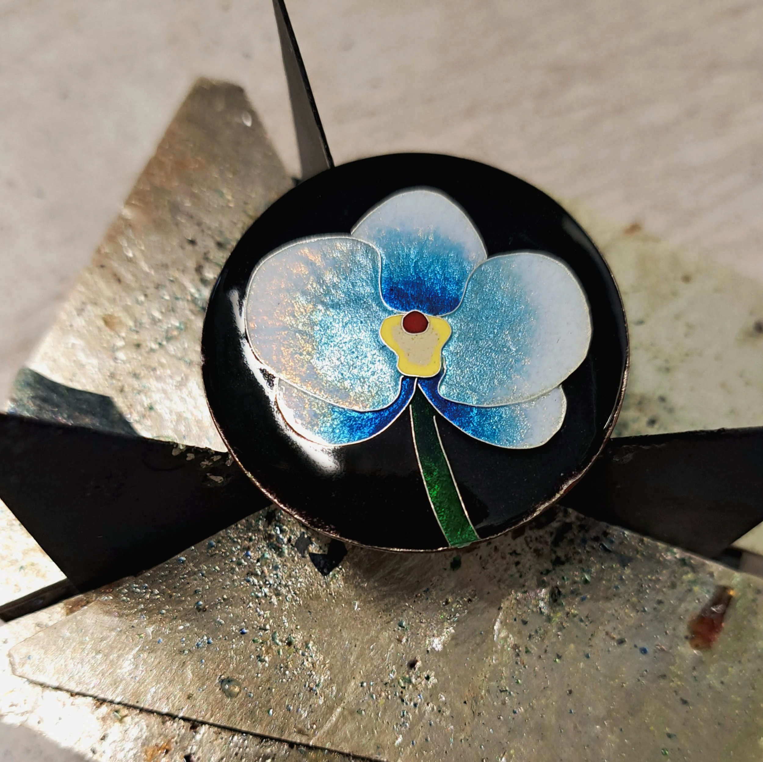 Cloisonné created by one of my students