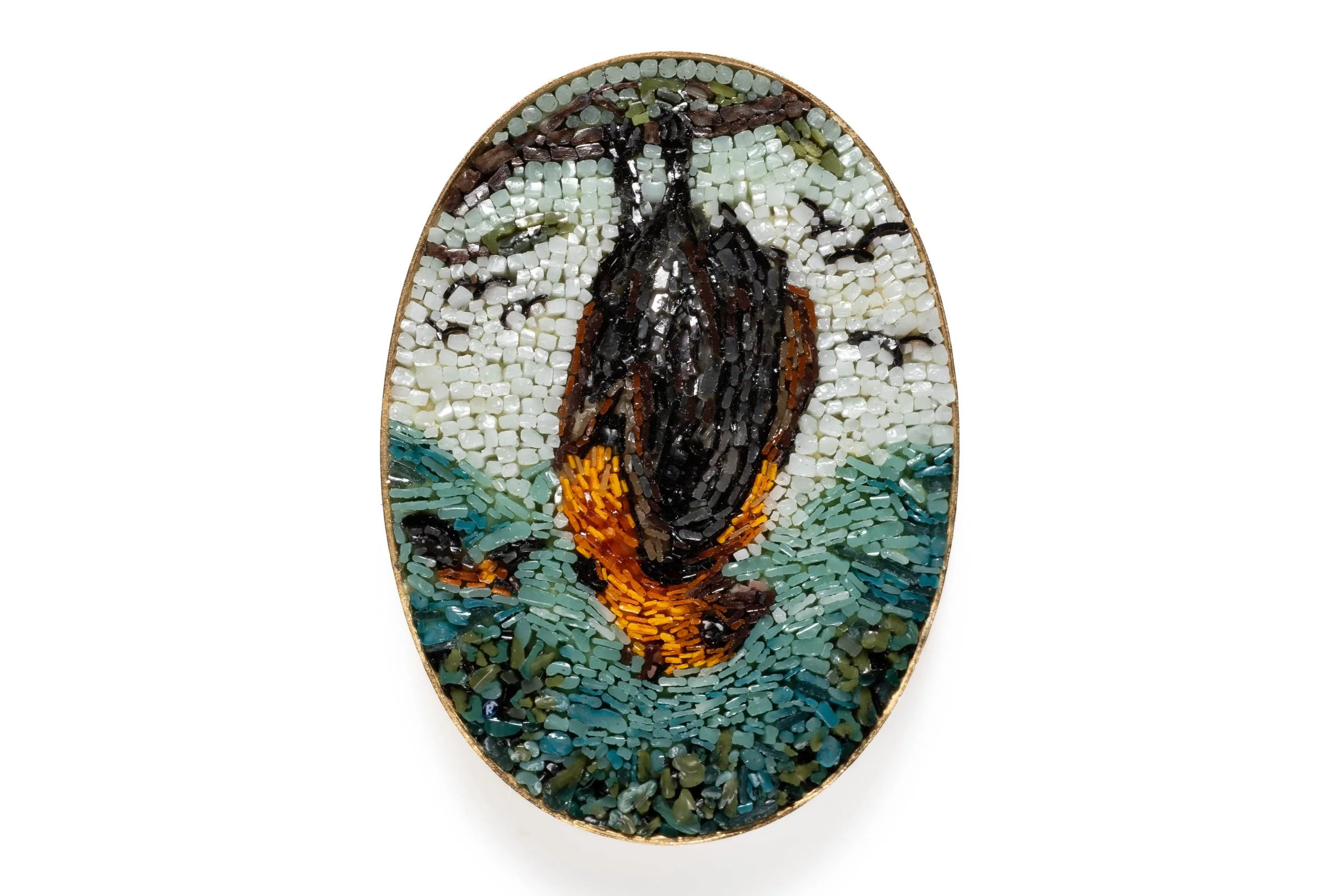 Micromosaic of a Fruit Bat – Closeup