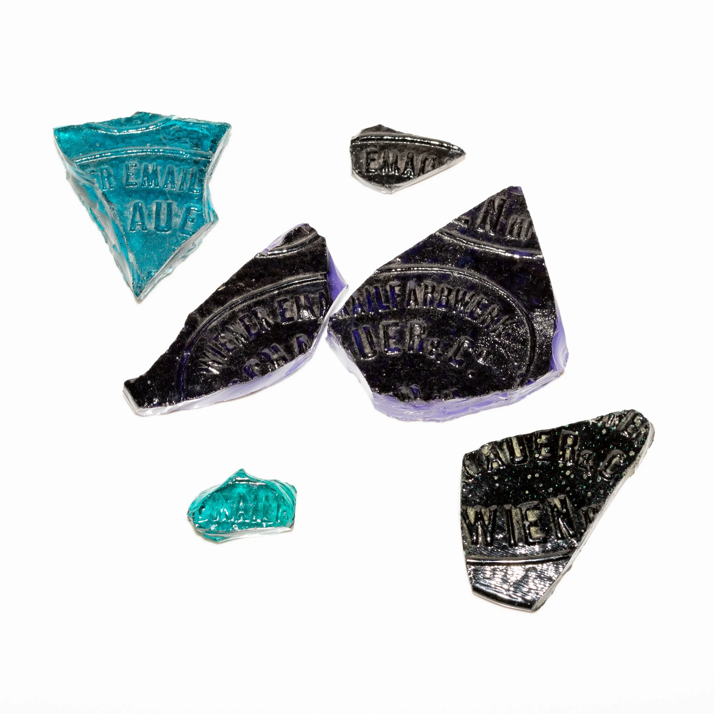 Vintage Vitreous  Enamel Pizzas