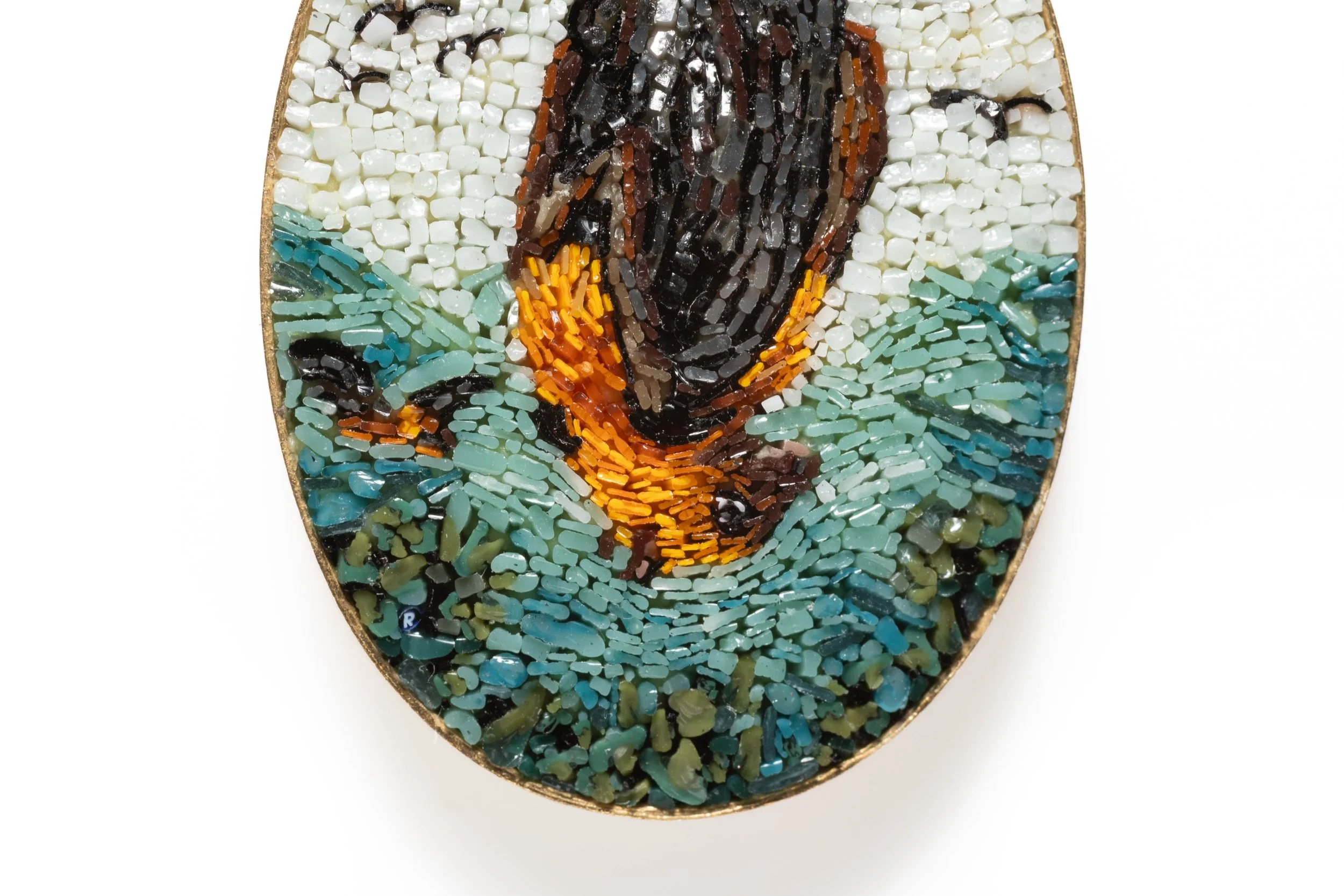 Micromosaic of a Fruit Bat – Detail