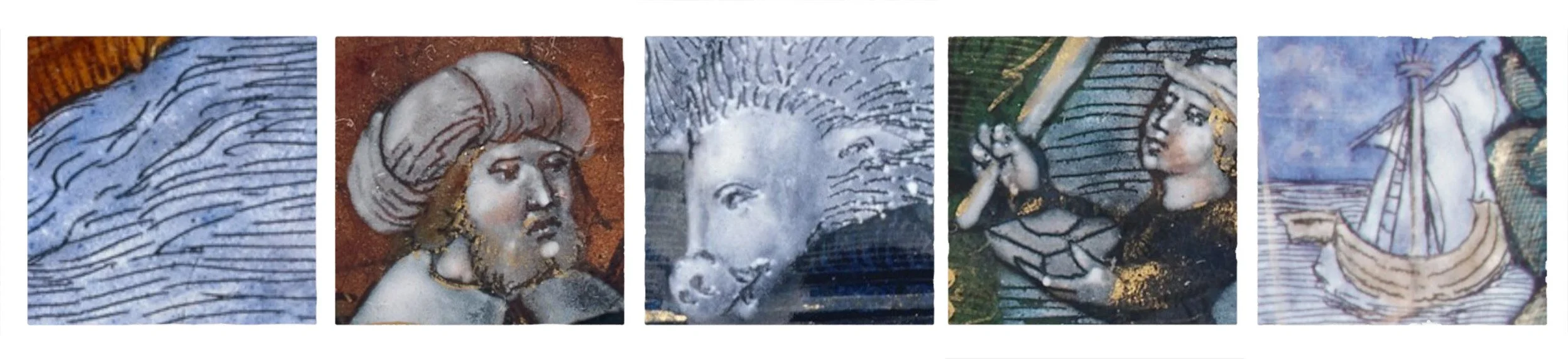 La tecnica dello Sgraffito è talvolta mescolata con l’émail peint.