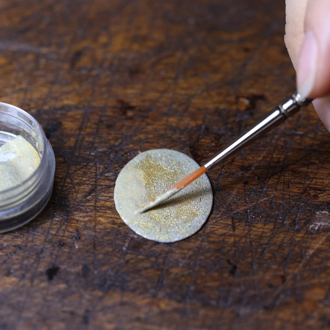 Application of a thin layer of enamel, everywhere.