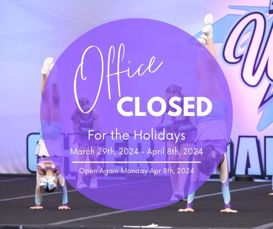 OFFICE CLOSED
Please note that the office has now closed for the first week of holidays to give our hard working admin and coaching team a well deserved week off. We will respond to all messages/emails upon our return on Monday 8th April.

A reminder