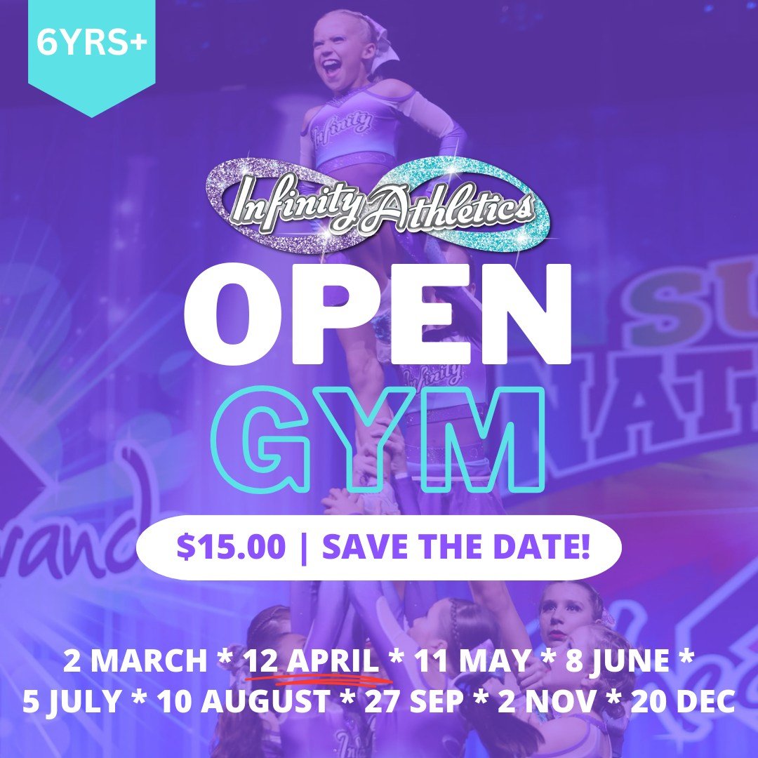 Attention local Dancers, Gymnasts, Acro &amp; Tumbling enthusiasts! We have an Open Gym this evening that is essentially free practice in the gym with qualified supervision. 

Come and practice your skills at your own pace with your friends!

Located