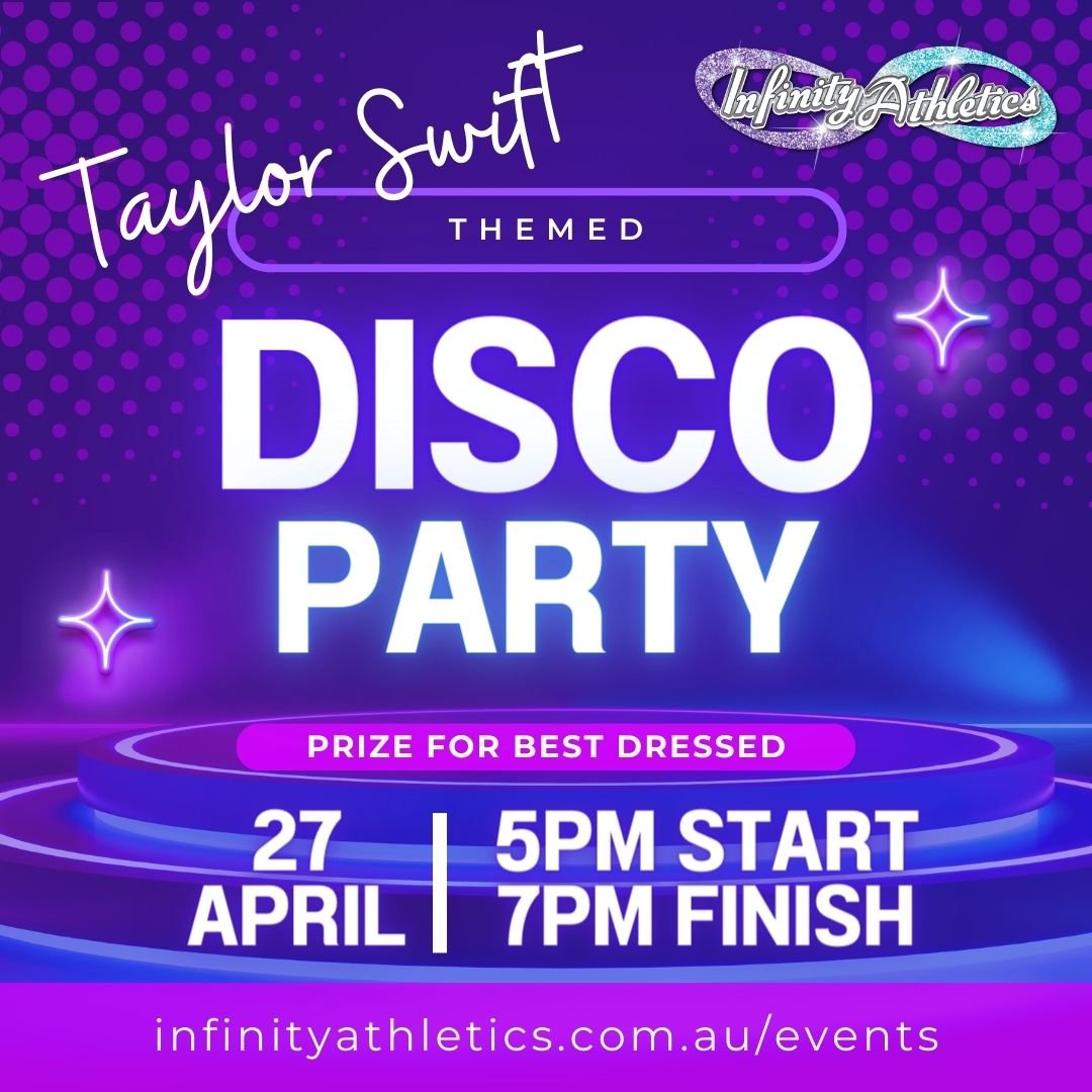 CALLING ALL SWIFTIES!!!!

We are bringing the ERA&rsquo;S TOUR to Infinity! Come dance &amp; sing with us to your favourite Taylor Swift songs, in your best Swiftie outfit! 

Saturday 27th April | 5:00 - 7:00 PM | $20PP

Snack Bar Available. Suitable