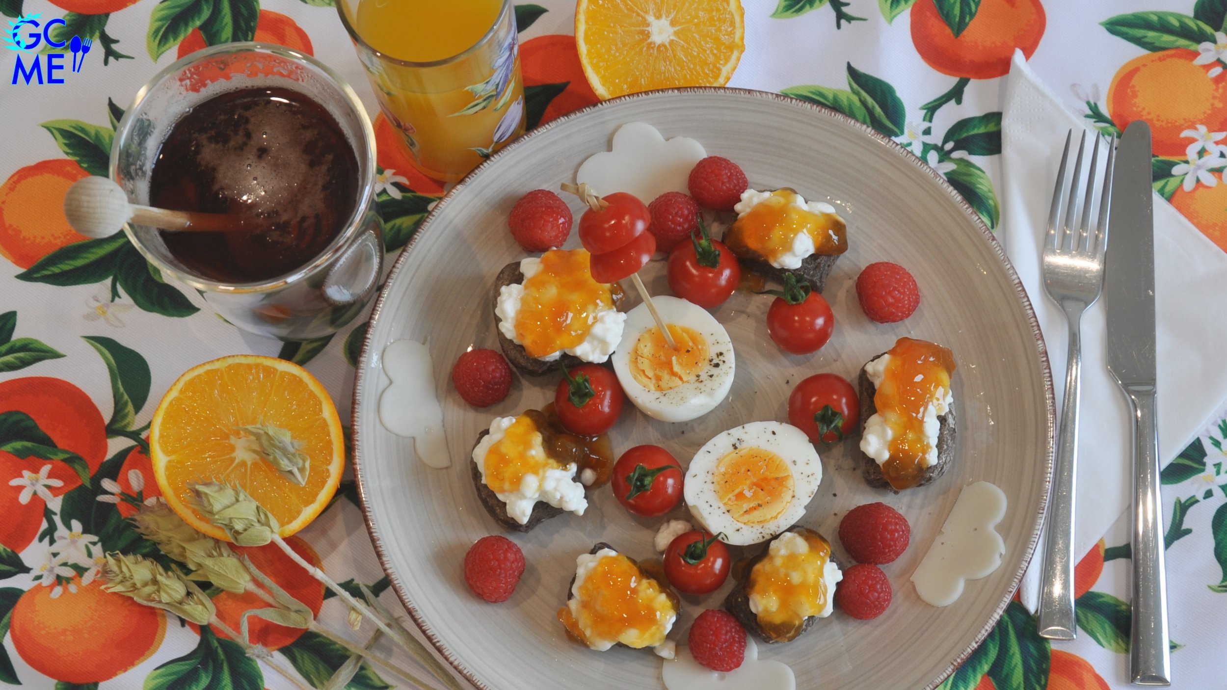 Breakfast in bed with Haroupi Rusks and boiled Egg