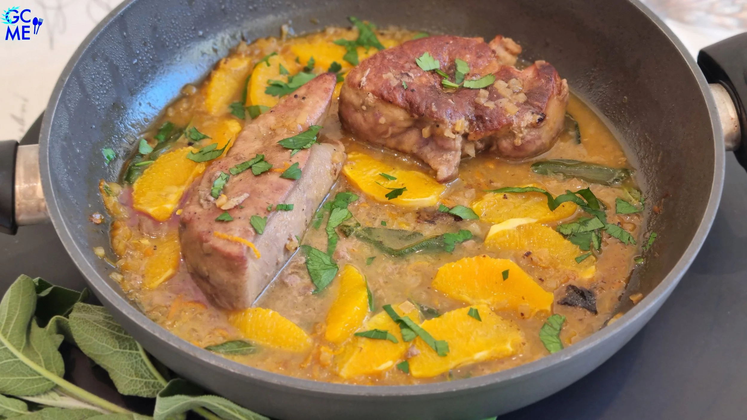 Fried Calf Liver with Orange Sauce