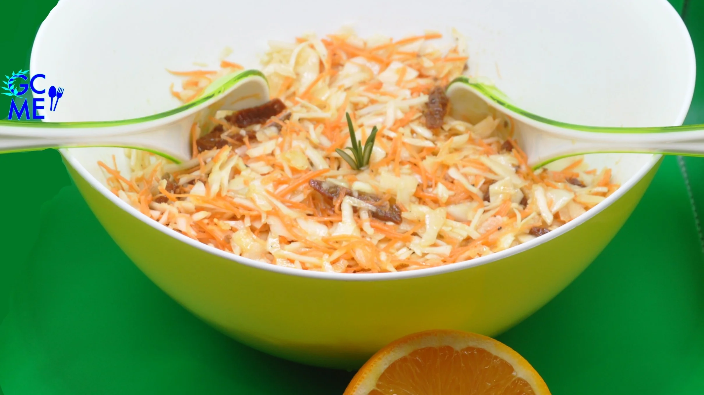 Fresh Cabbage Salad with special citrus fruits Vinaigrette Sauce