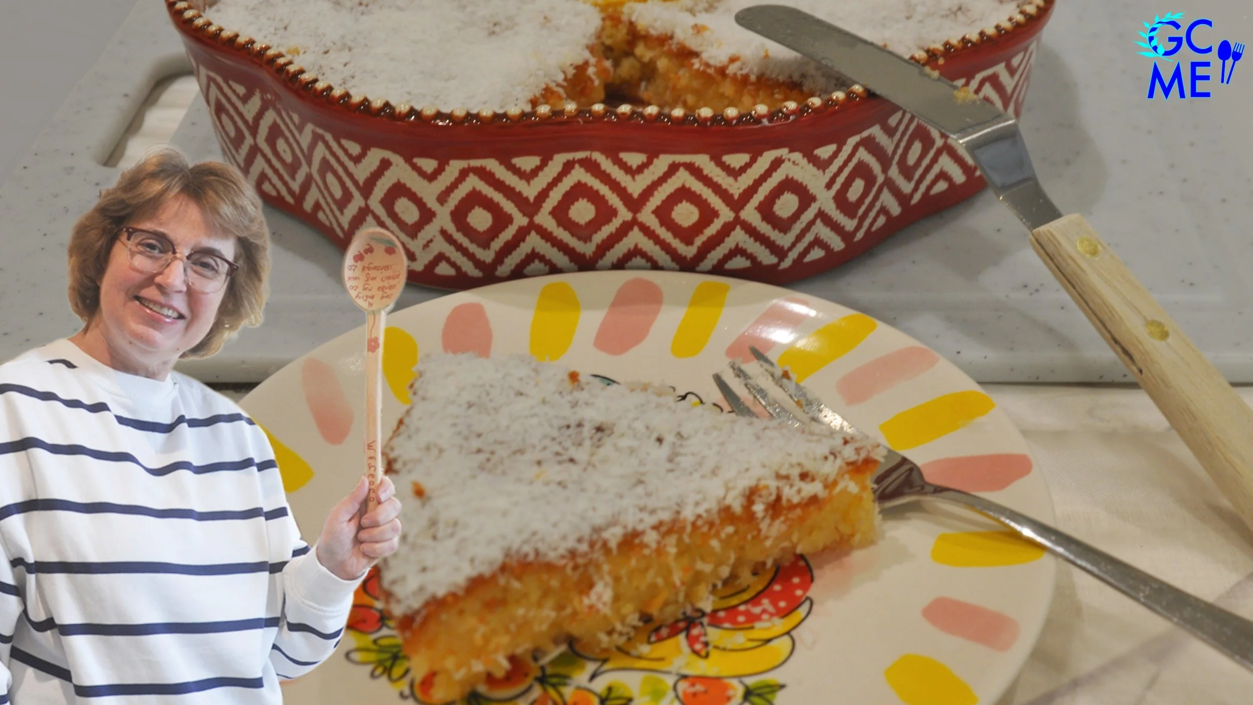 Gorgeous Ravani Dessert (semolina Cake) with Coconut