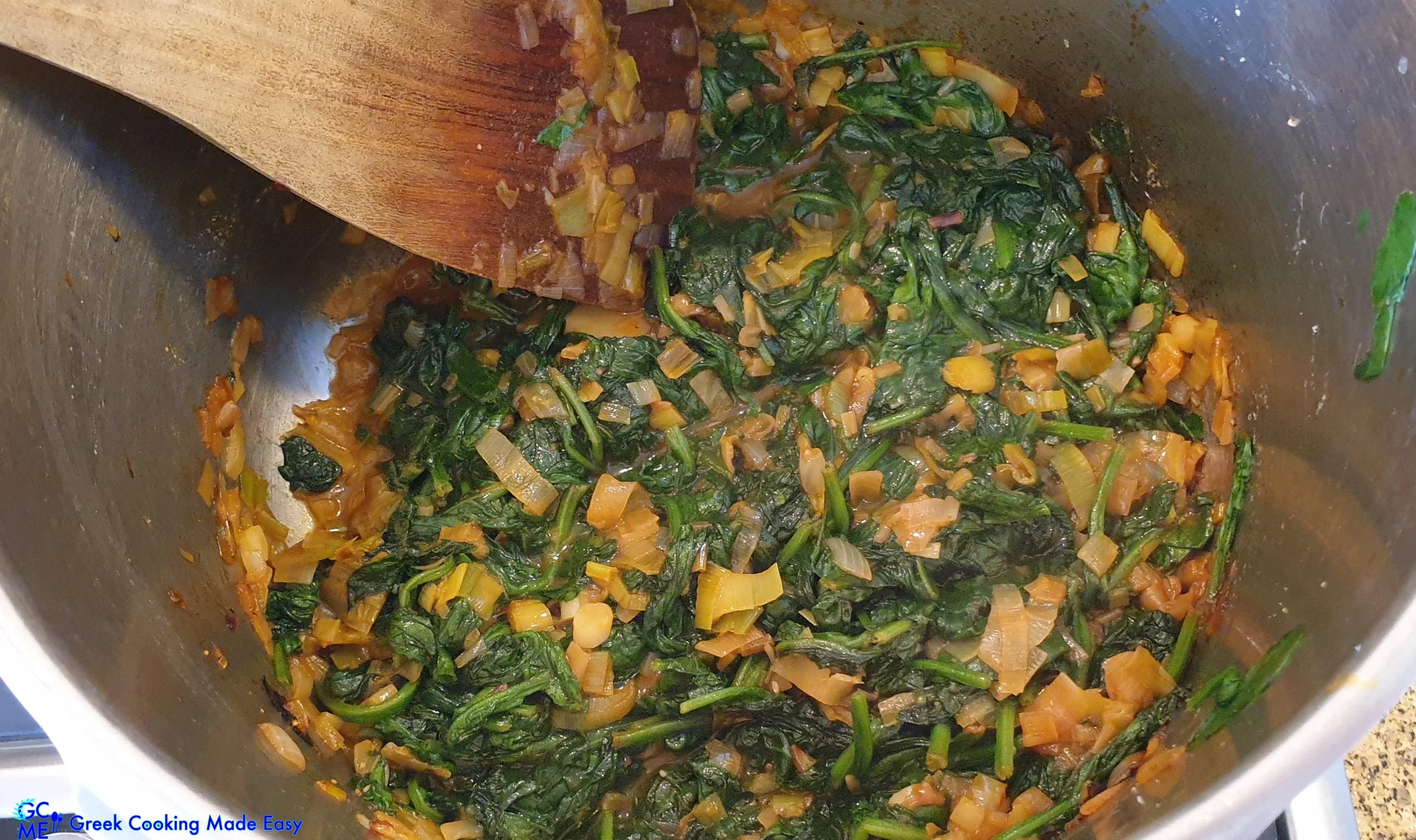 Baked Cod with wild Spinach and Herbs — Greek Cooking Made Easy