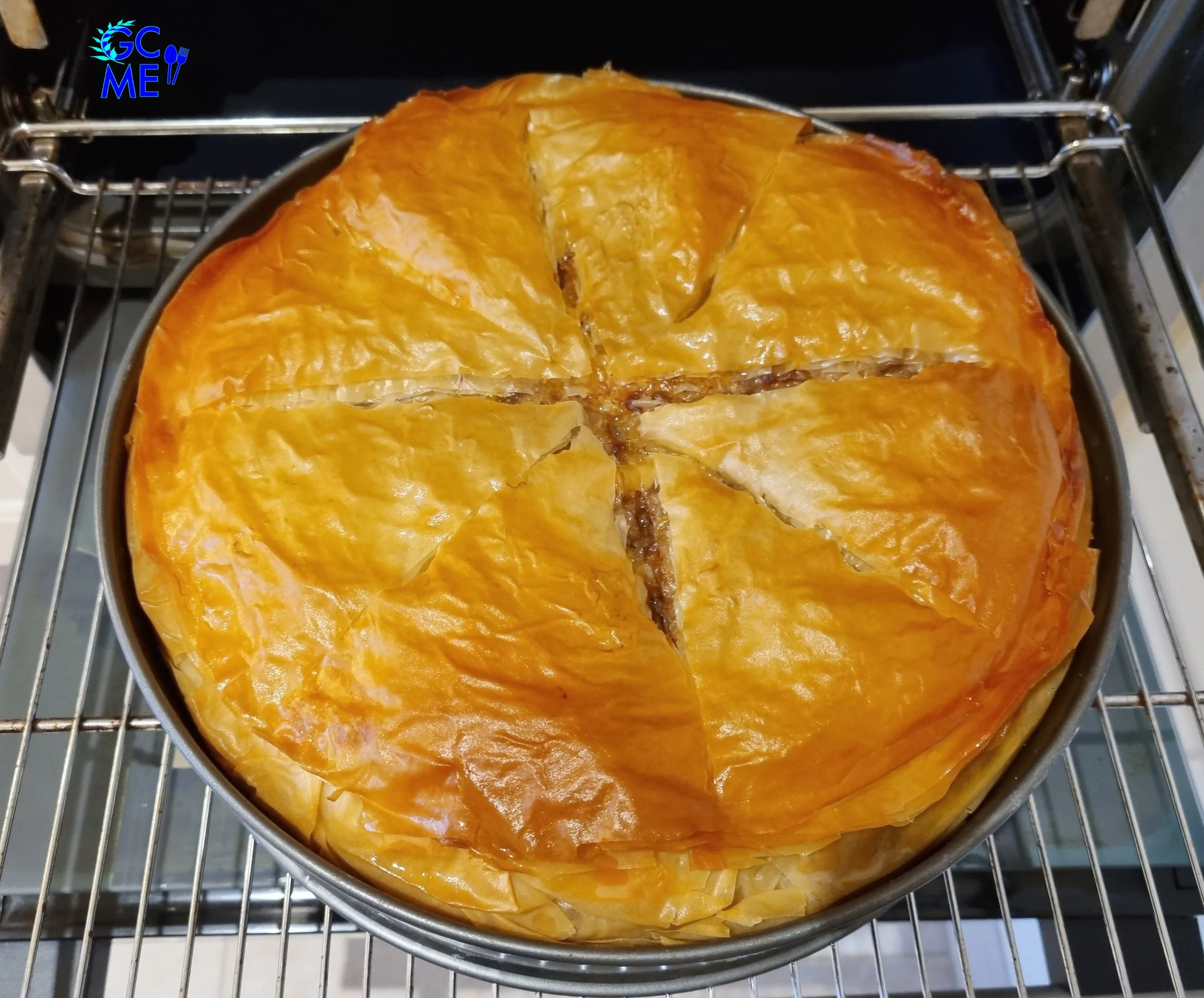 Greek Baked Pasta aka Pastitsio in phyllo pastry from Ioannina — Greek