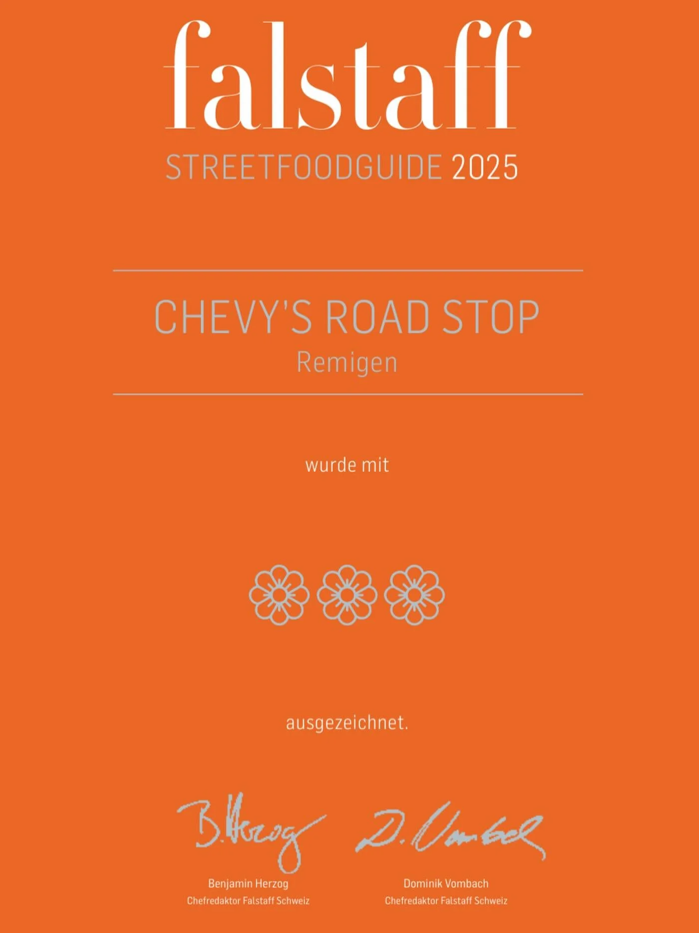 Vielen Dank f&uuml;r die Auszeichnung! @falstaff.magazin
