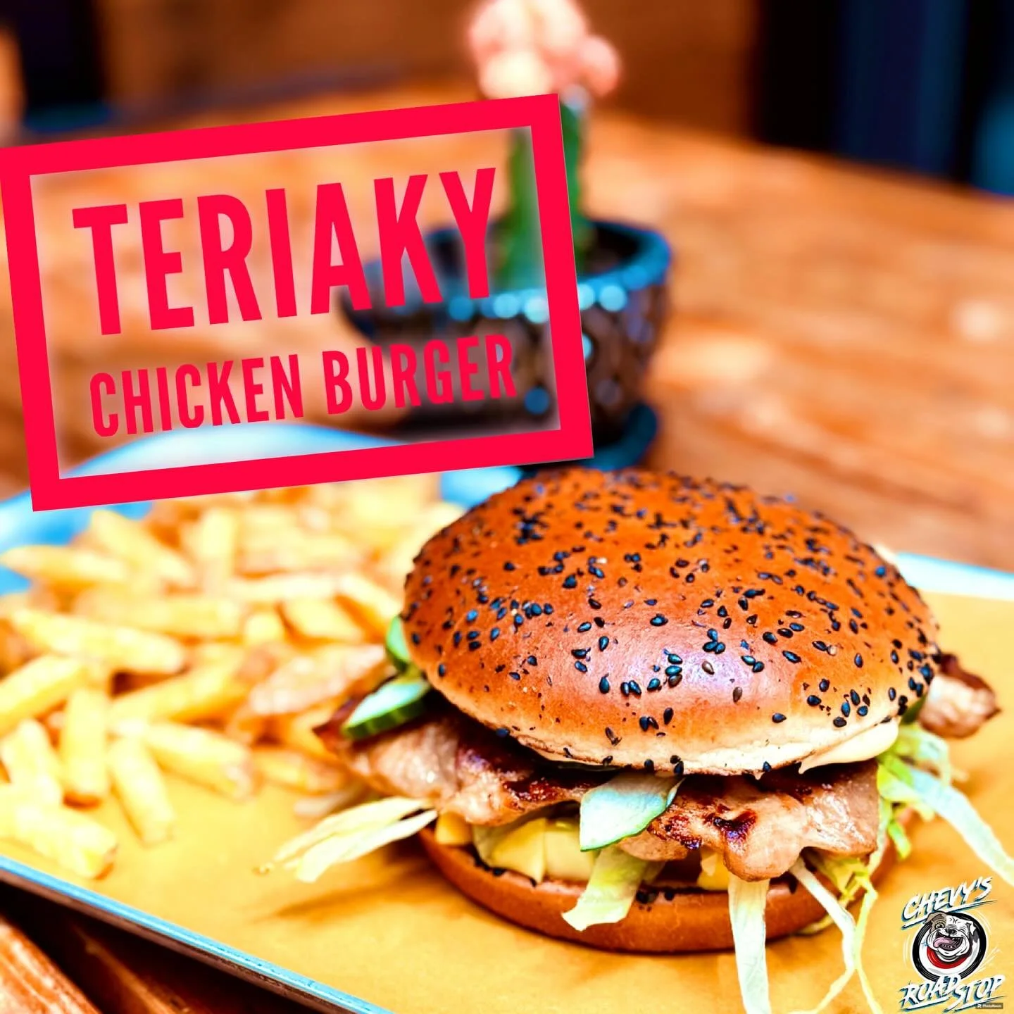 Unser Monatsburger im August!
.
TERIYAKI CHICKEN BURGER
.
Come and get it😋