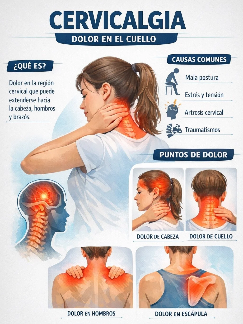 Cervicalgia en Clire Fisioterapia 📍👋🏻

&iquest;C&oacute;mo lo abordamos? 
📌 Terapia manual y estiramientos espec&iacute;ficos para:

✔️ Mejorar movilidad
✔️ Reducir acortamientos
✔️ Disminuir dolor y rigidez
