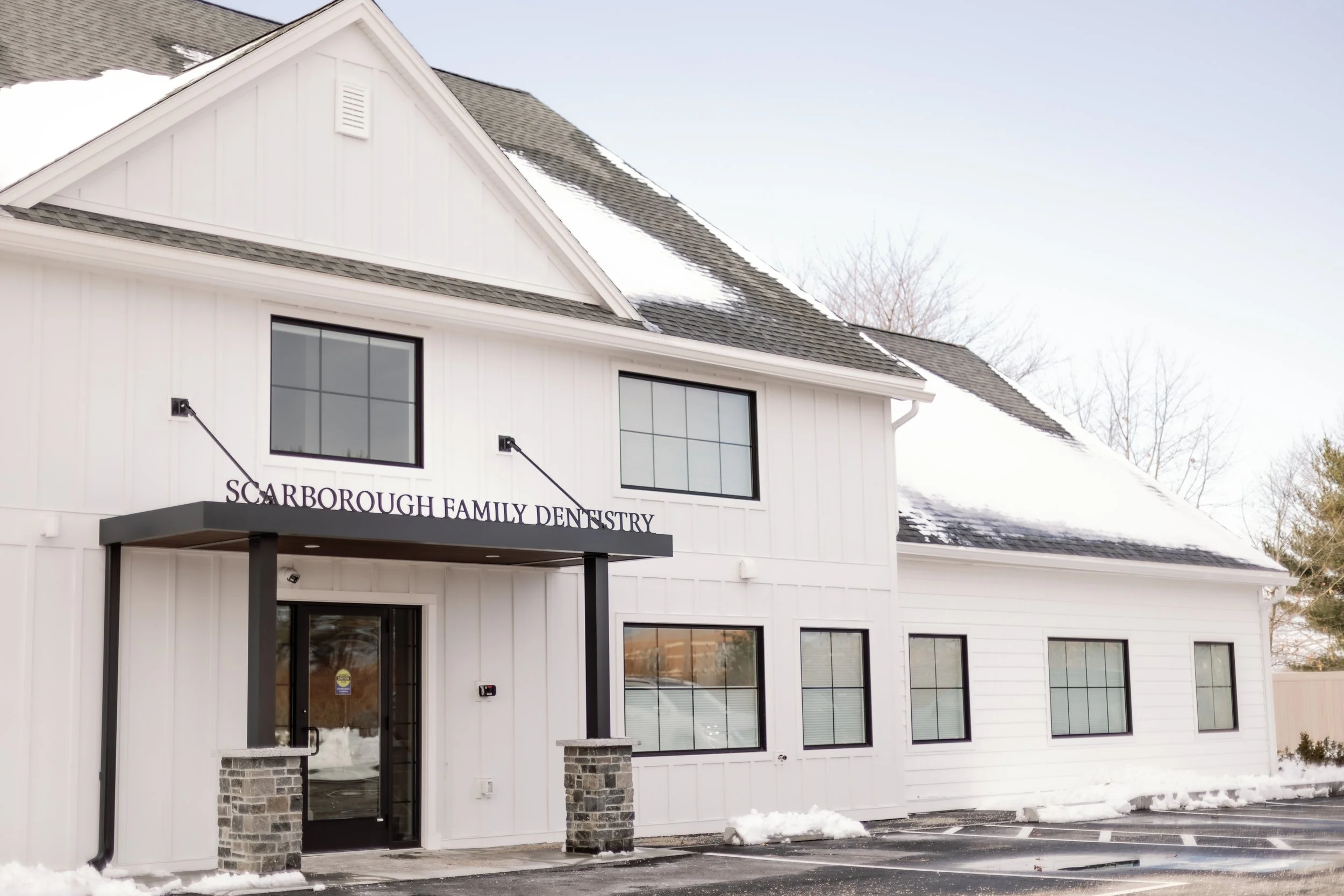 Exterior of Scarborough Family Dentistry, Scarborough, Maine