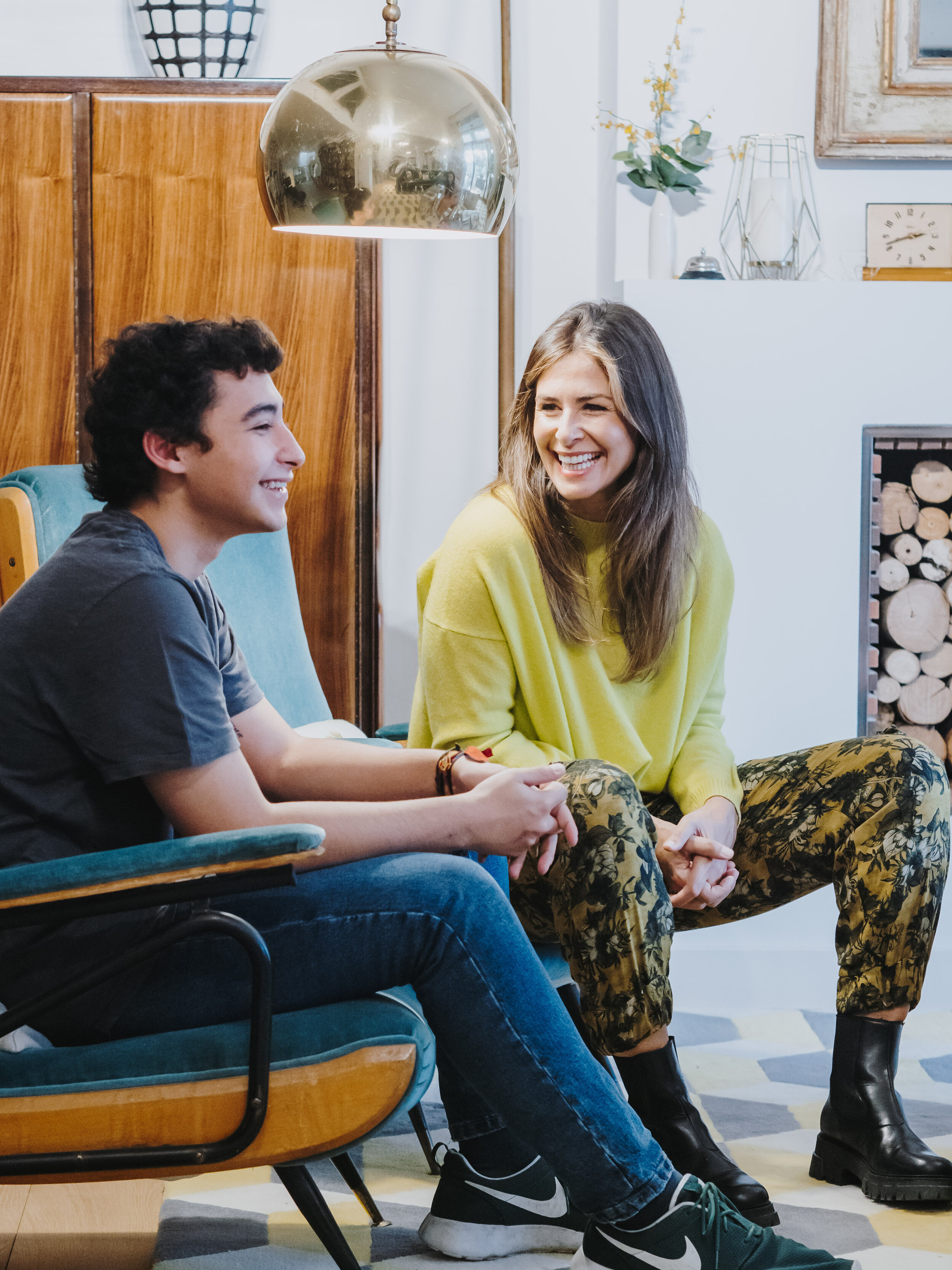 Nuria Roca, en exclusiva, junto a su hijo Juan