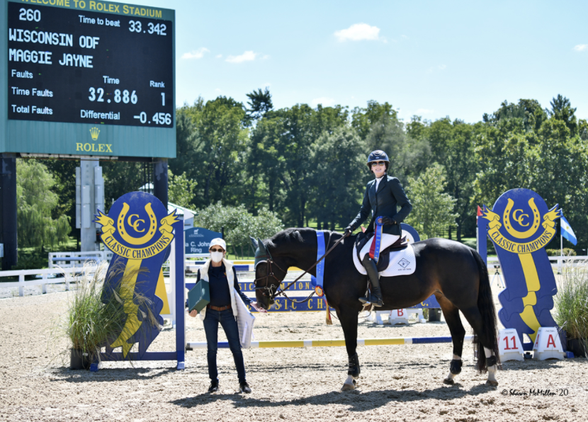 American-Bred Wisconsin ODF and Maggie Jayne Crowned Classic Champions Developing Jumper Finale 7-Year-Old Champions at Kentucky National Horse Show
