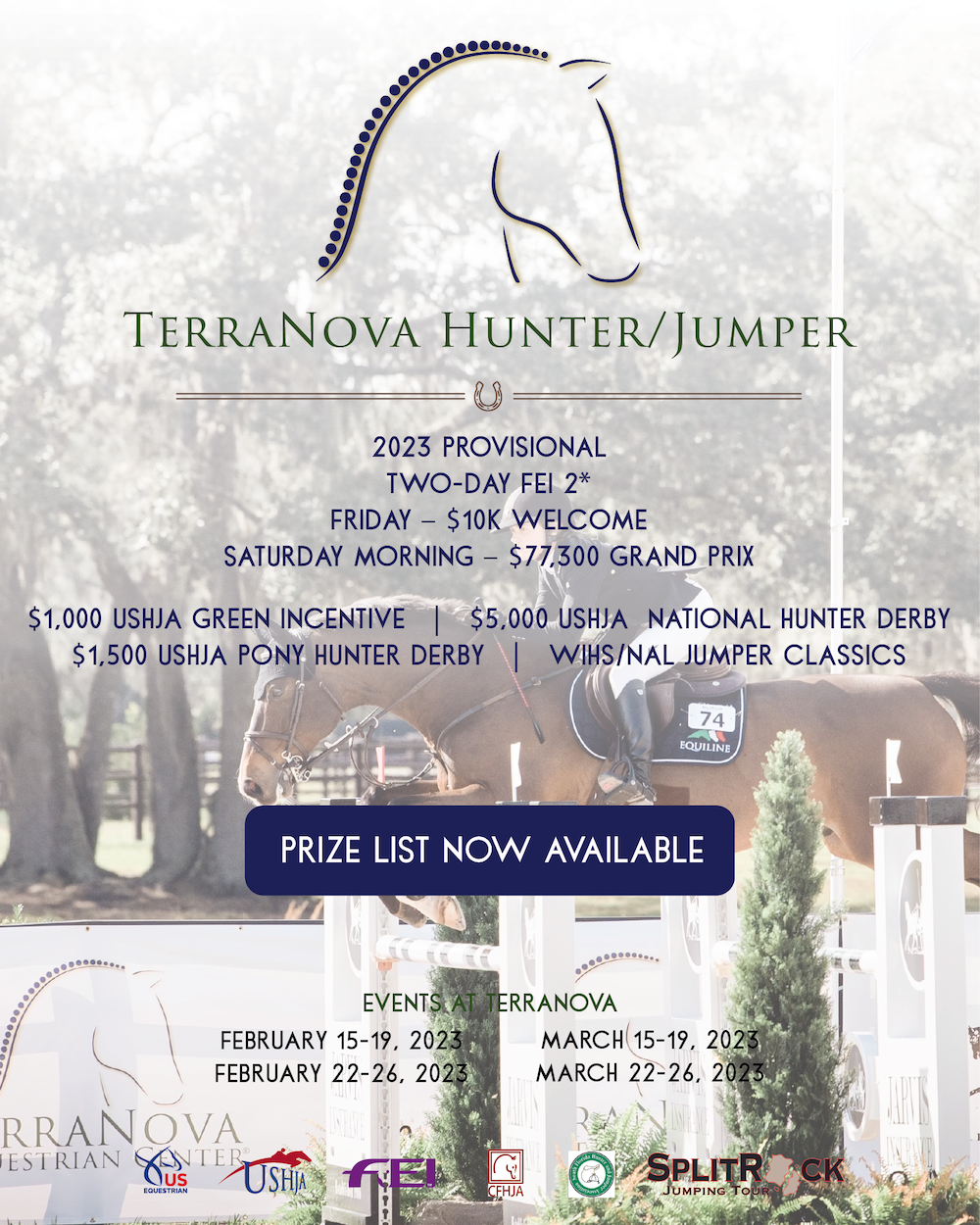 TerraNova Winter Hunter/Jumper Prize List Now Available
