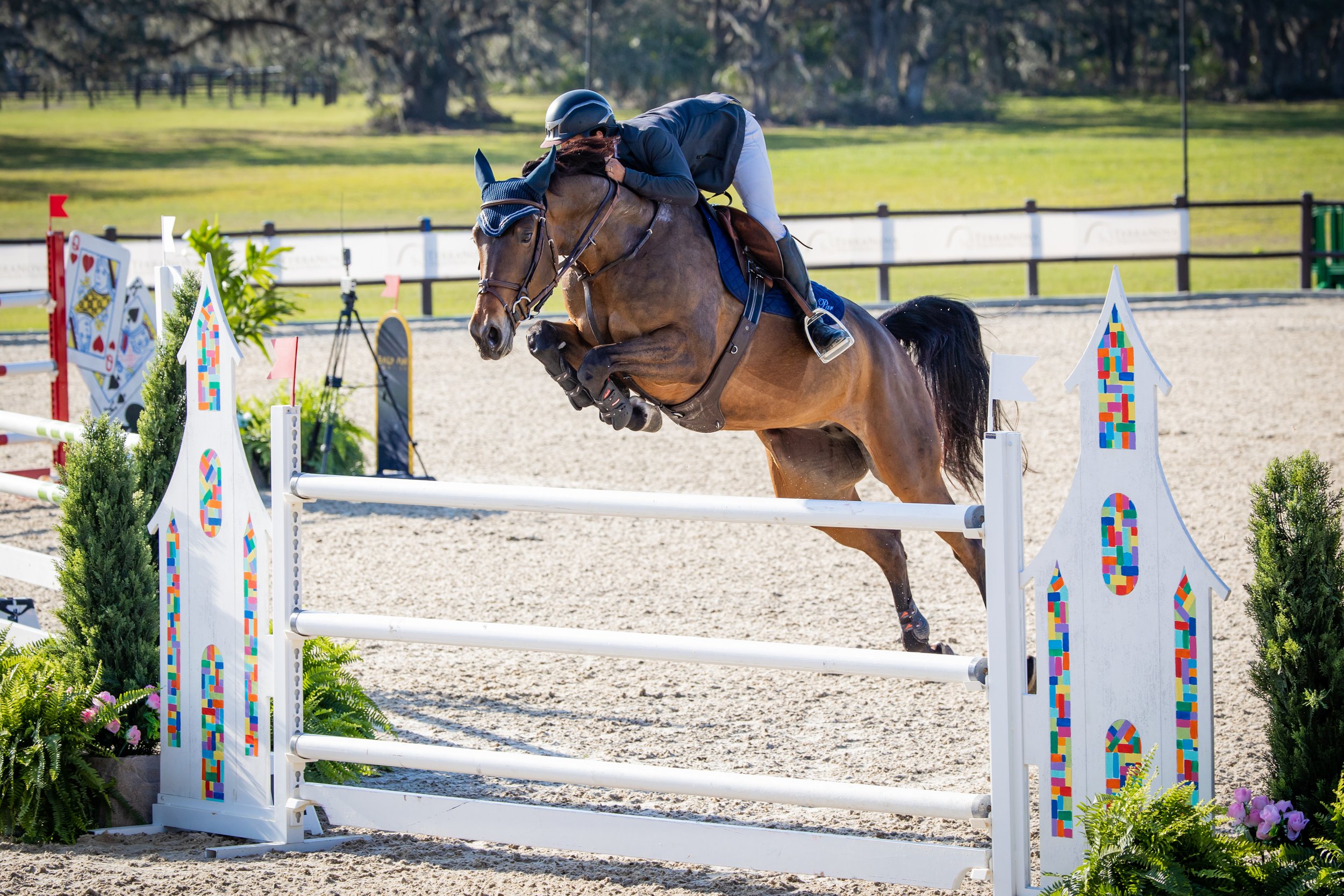 Luis Larrazabal Leads the $10,000 FEI 1.40m Welcome Victory Gallop