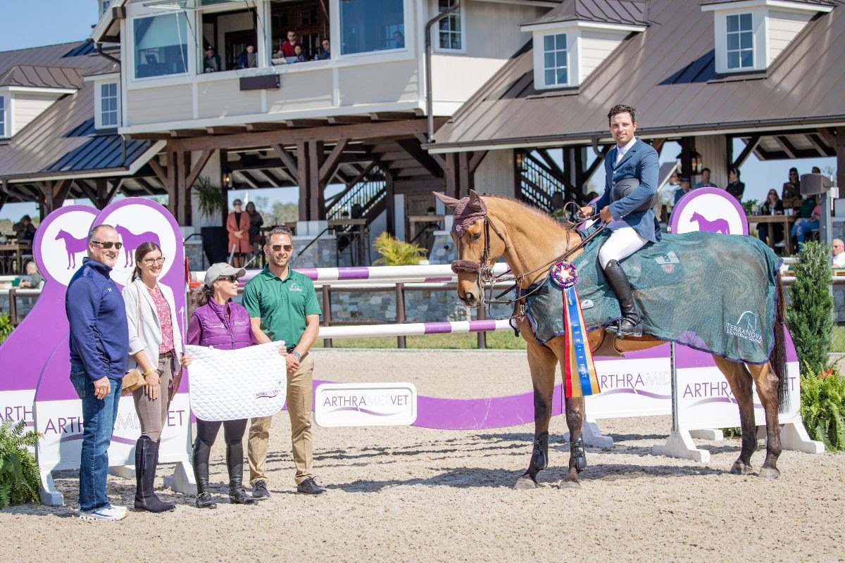 Olympian Daniel Bluman Returns to TerraNova Equestrian Center to Win the $77,300 FEI 1.45m Grand Prix Presented by Arthramid Vet