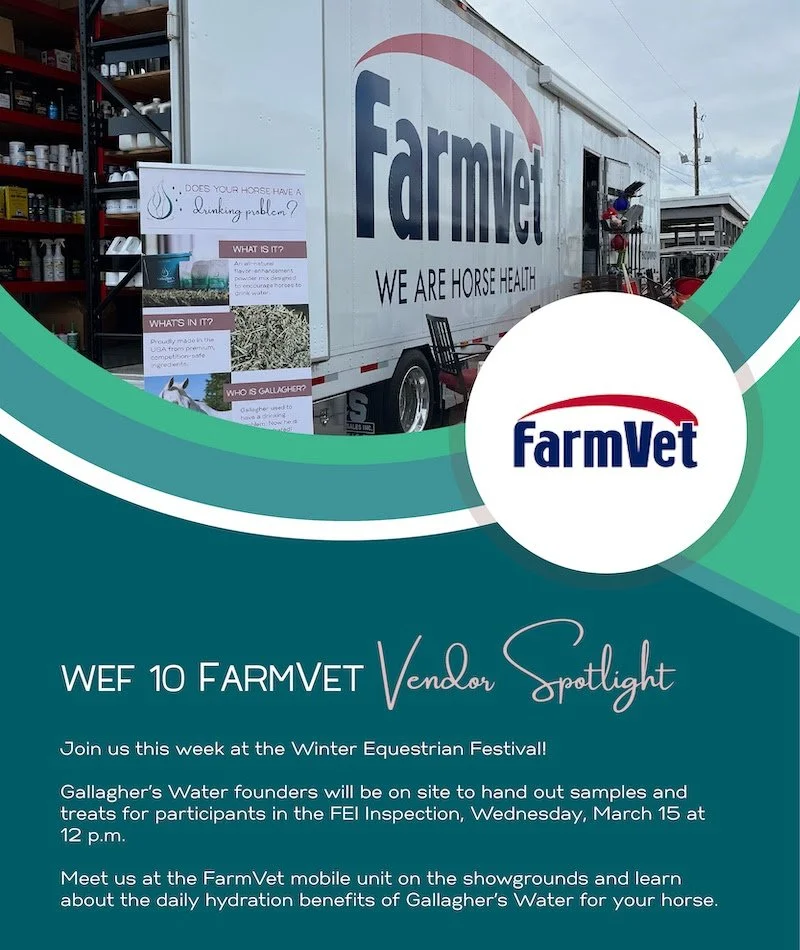 Gallagher's Water is FarmVet's WEF 10 Vendor Spotlight!