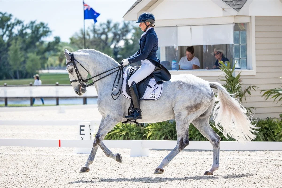 Liz Halliday-Sharp and Cooley Be Cool Hold the Lead After Day One of Dressage in The Estates at TerraNova CCI4*-S