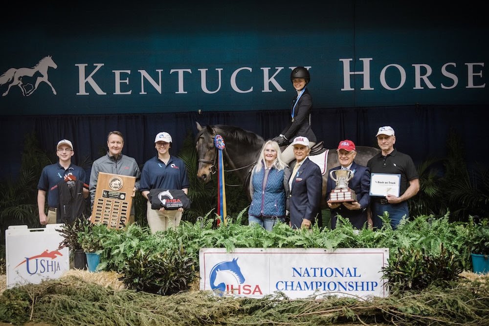 Boston University Senior Elizabeth Nevins Wins Hunter Seat High-Point Rider Cacchione Cup at the 2023 IHSA National Championship Horse Show