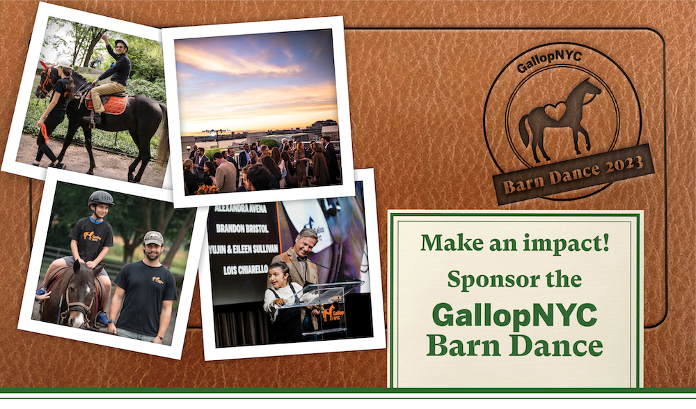 Make an Impact - Sponsor GallopNYC's Eighth Annual Barn Dance