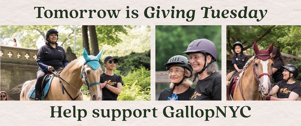 Tomorrow is Giving Tuesday: Help Support GallopNYC