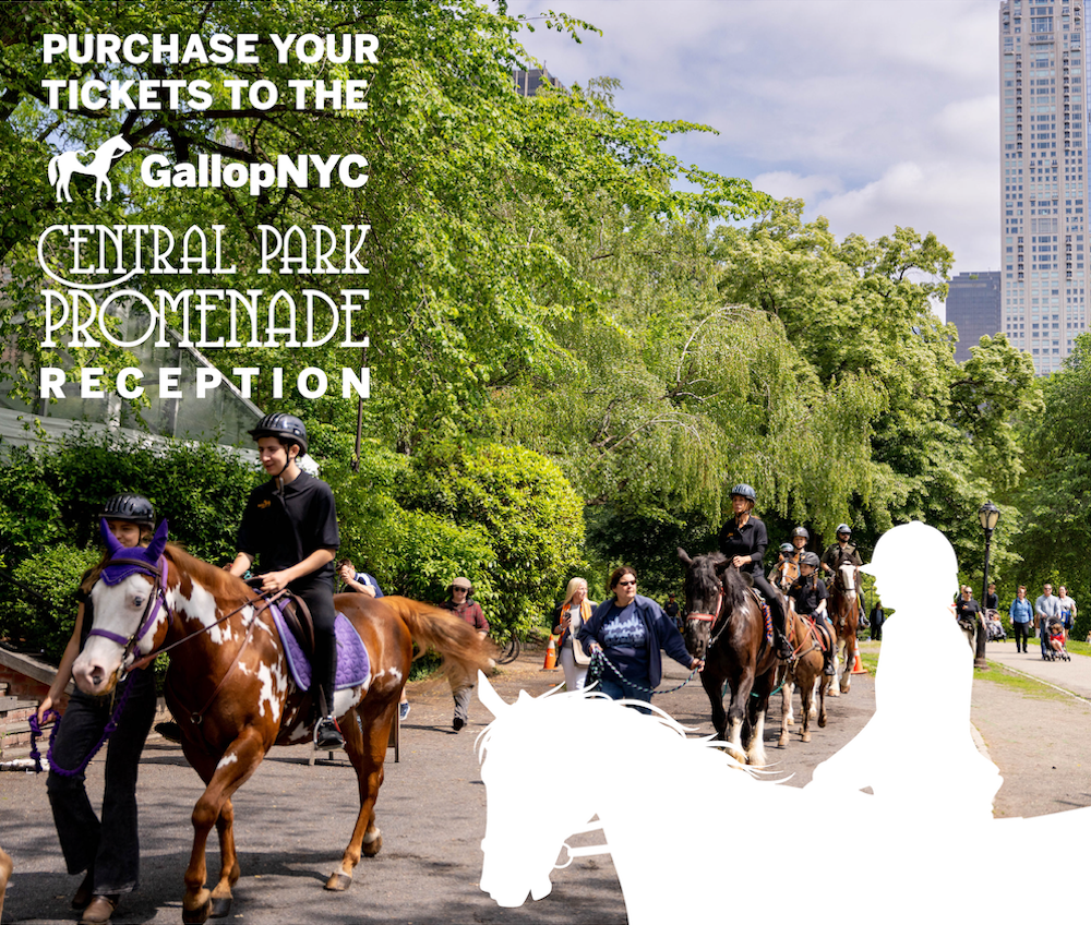 Secure Your Tickets to the 2024 GallopNYC Central Park Promenade Reception!