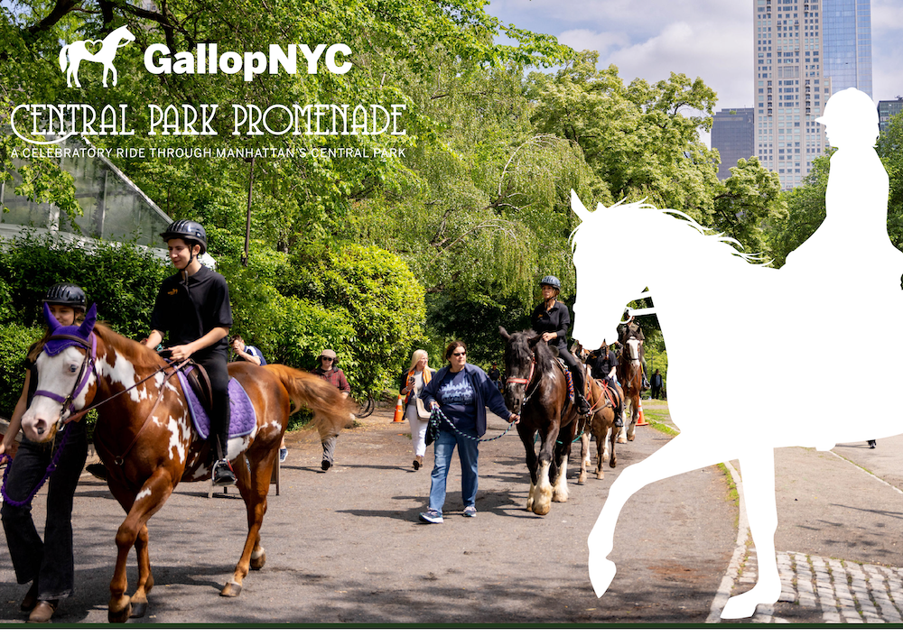 Reminder: GallopNYC Central Park Promenade This Sunday!