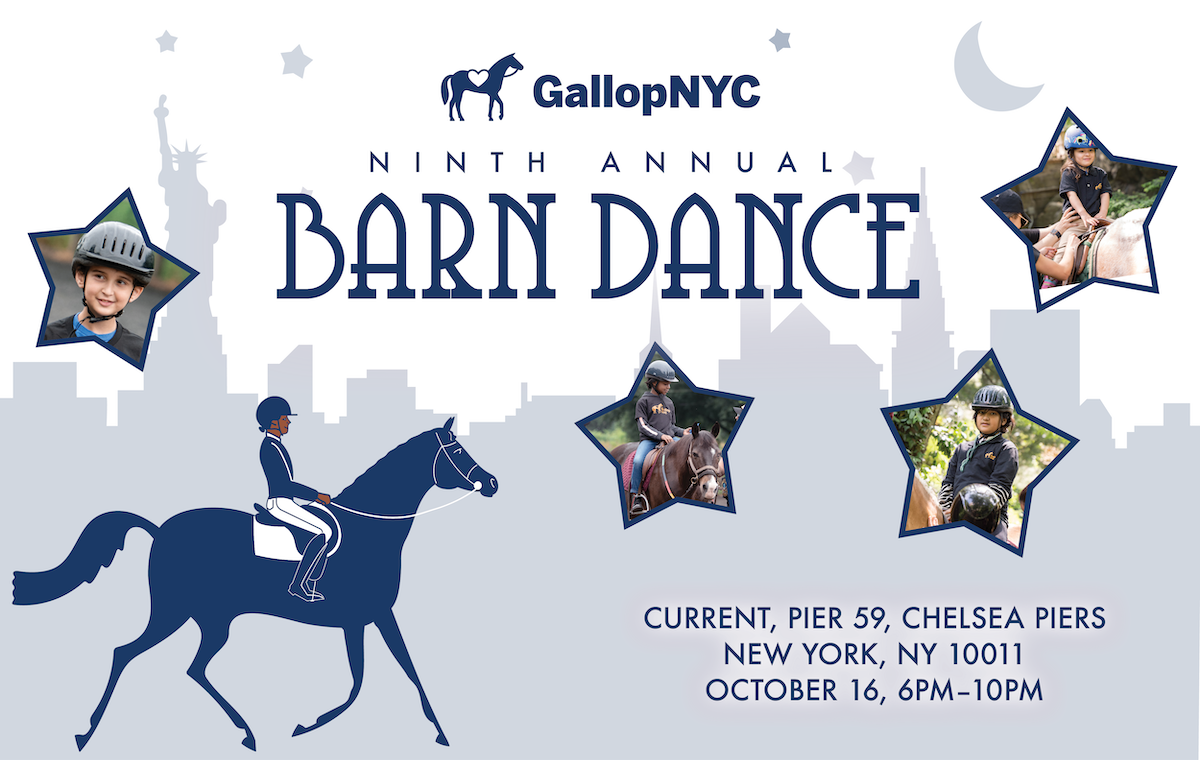 Sponsor GallopNYC’s Ninth Annual Barn Dance