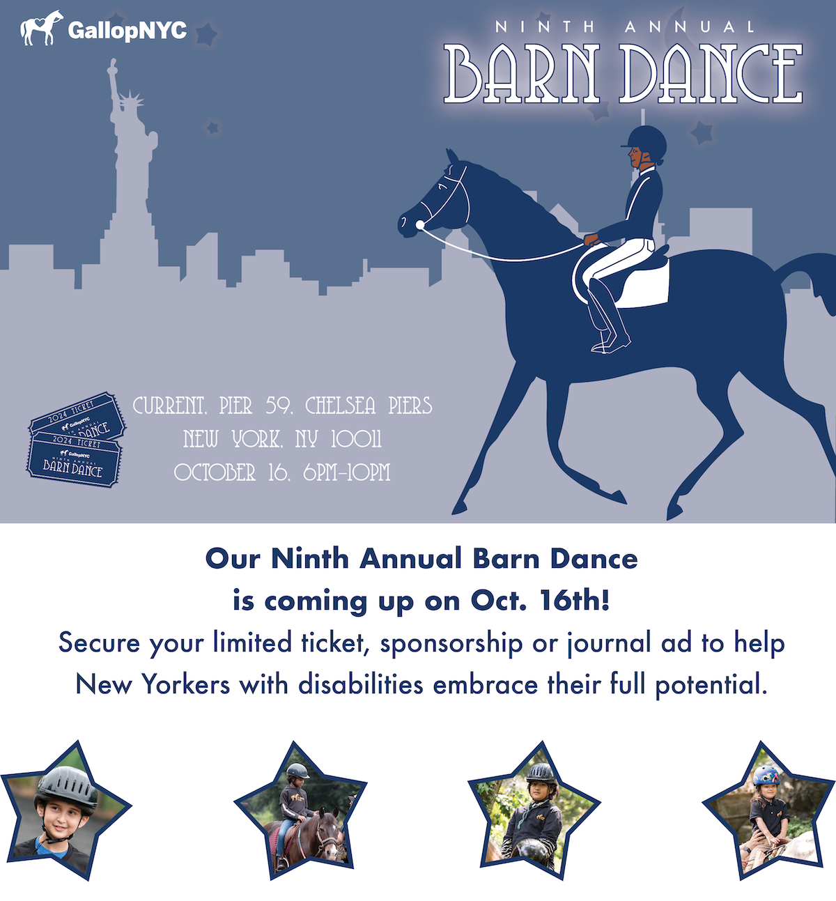 GallopNYC Barn Dance: Let's Celebrate Together!