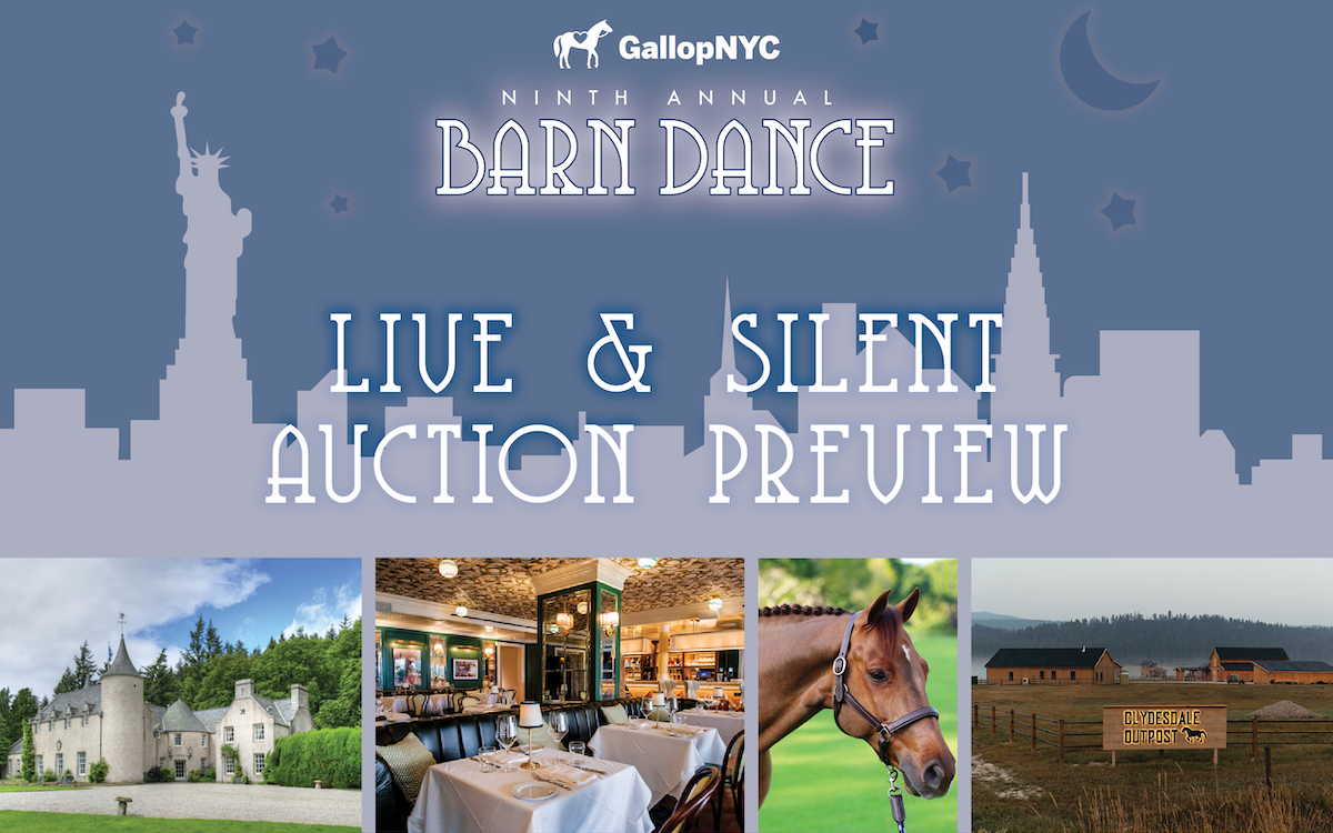 GallopNYC Barn Dance: Live &amp; Silent Auction Preview