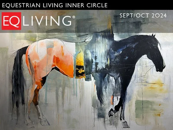 Abstract Equestrian Art from a Former Healthcare Worker | The EQ Inner Circle