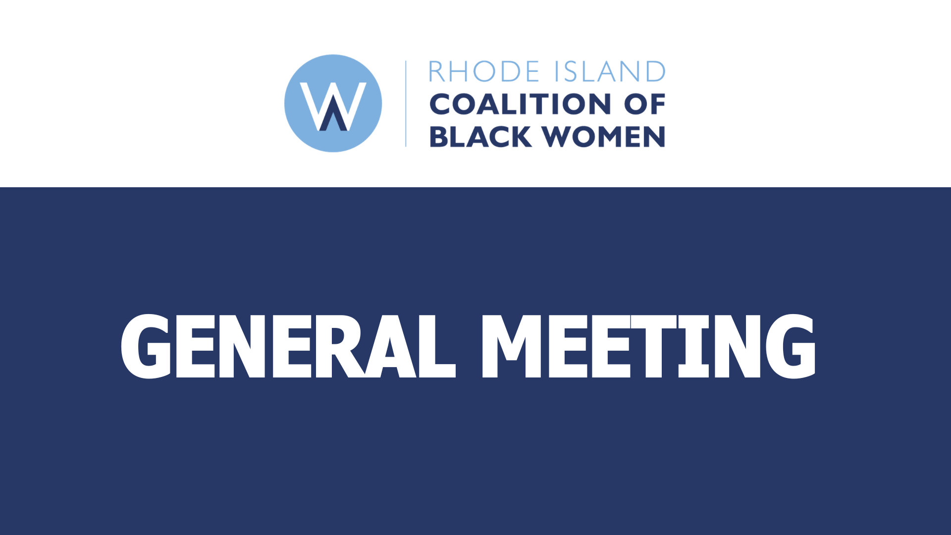 RICBW Membership Meeting 