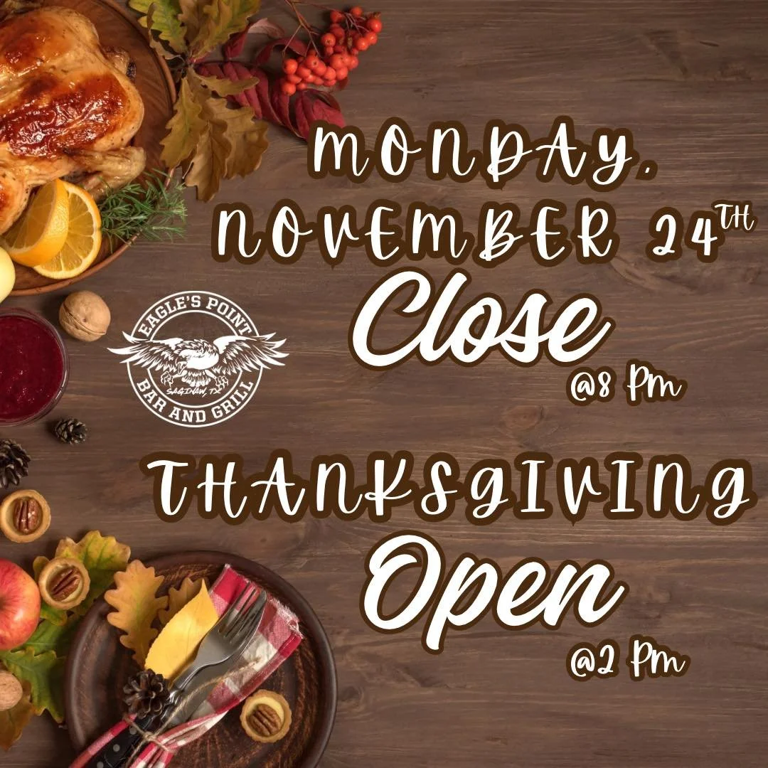 CLOSED at 8pm for Holiday Party