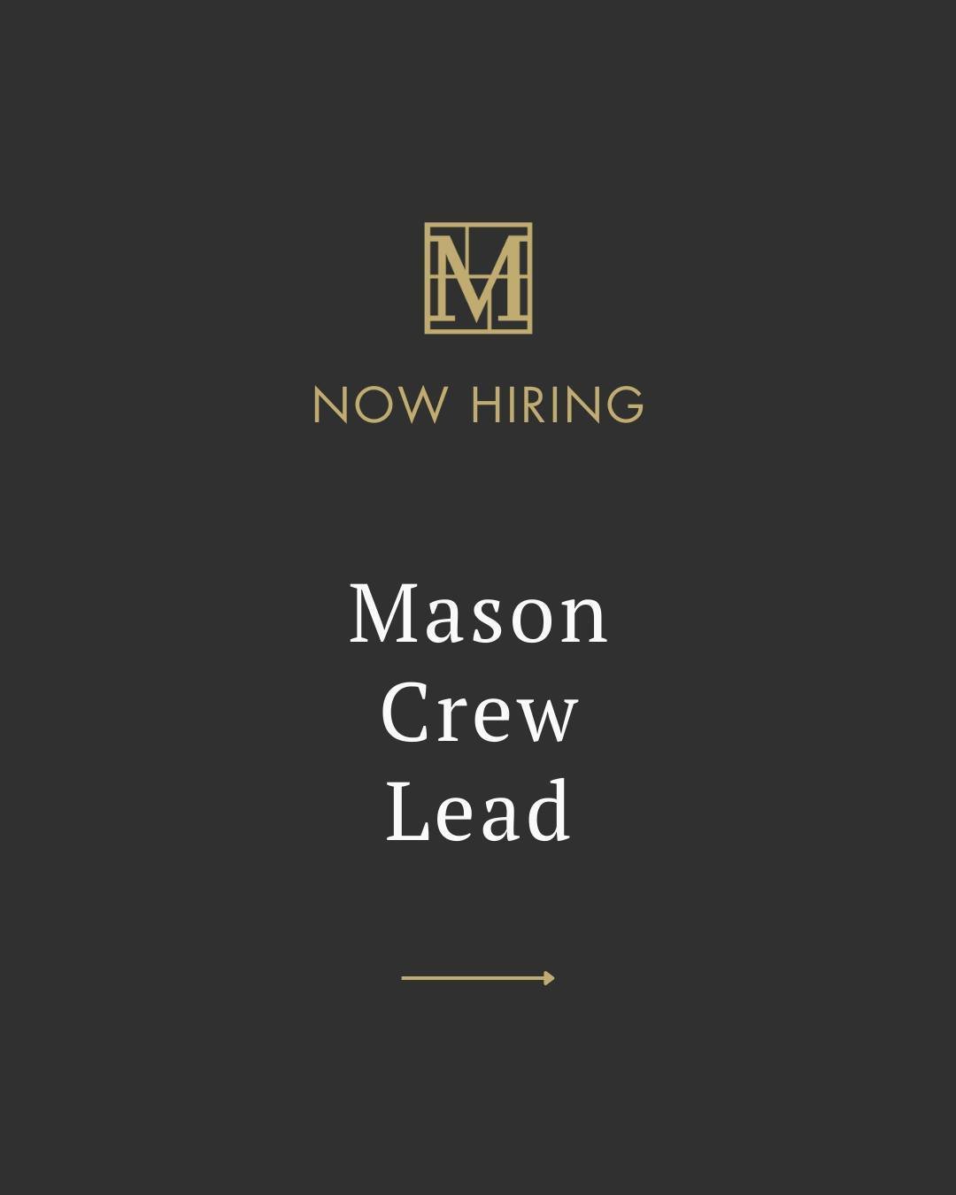 A Mason Crew Leader is an invaluable member of the @rpmarzillilandscape team; someone who has an eye for quality, communicates well with teams and motivates others. Could this be you?⁠
⁠
Now hiring for this role at the link in our bio.