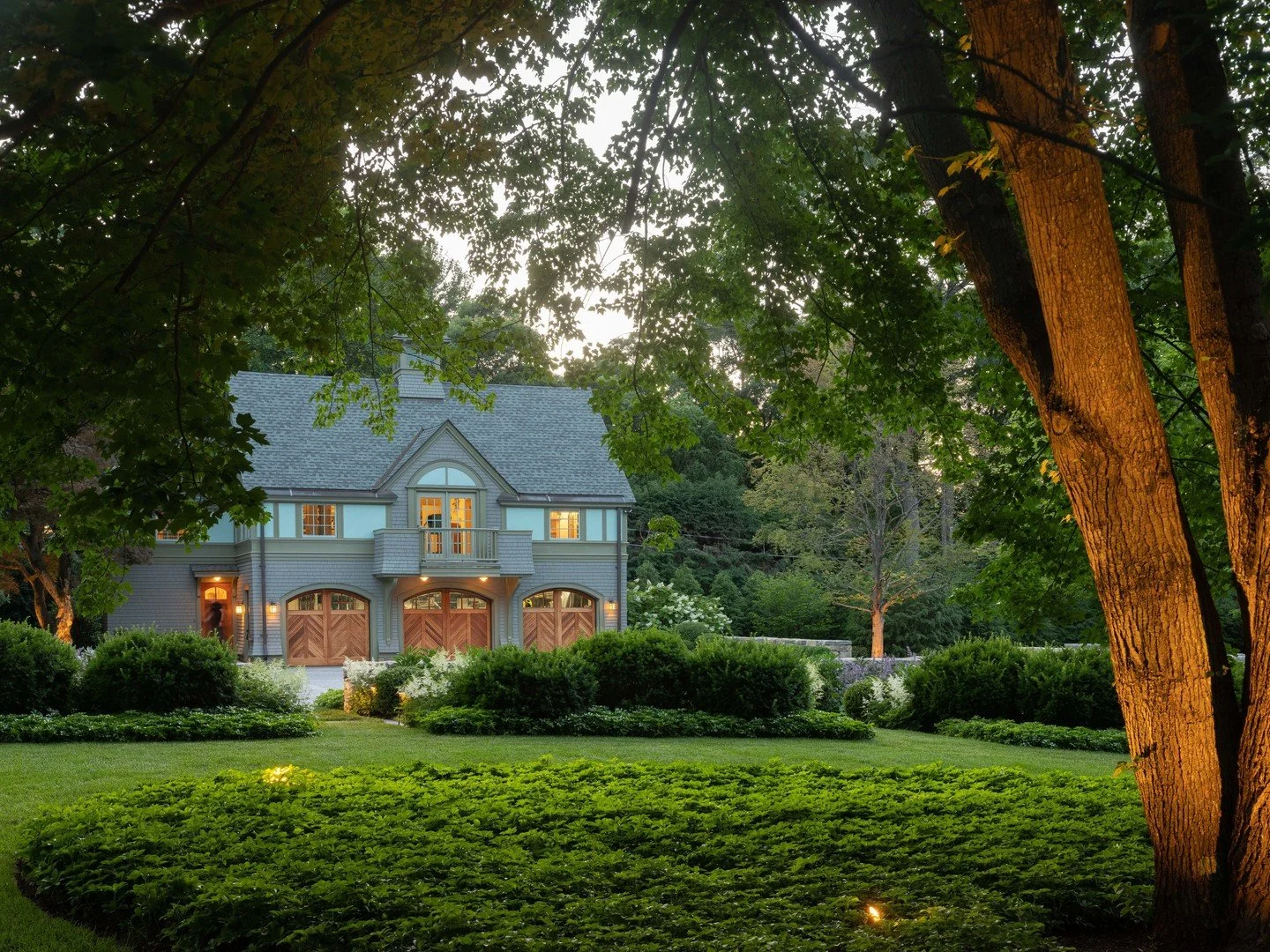 Thoughtful landscape lighting brings your property to life after sunset, highlighting key features like architecture, trees, and pathways. It also extends the hours you can enjoy outdoor living spaces, inviting you to linger longer on patios and arou