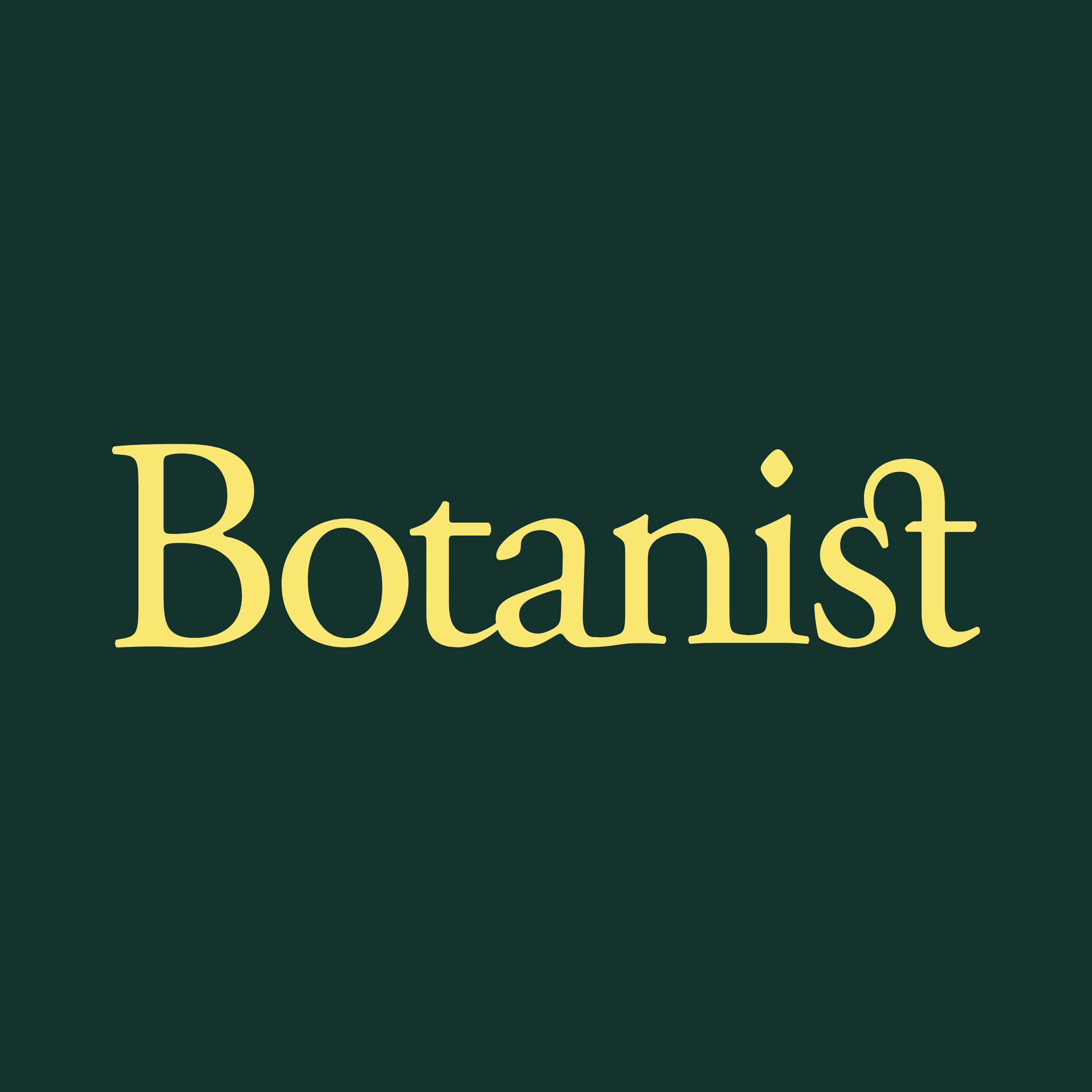 The Botanist Event Production Client Logo