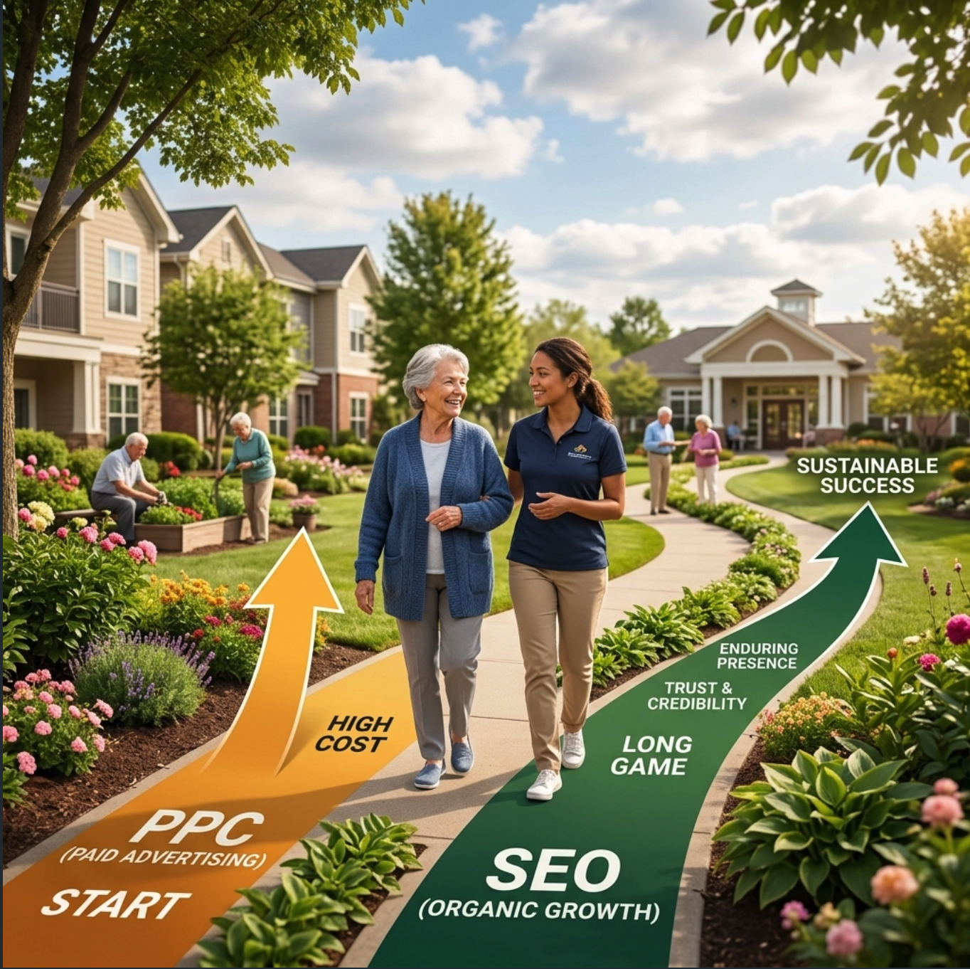 Is SEO or PPC better for generating senior care leads? | CSP